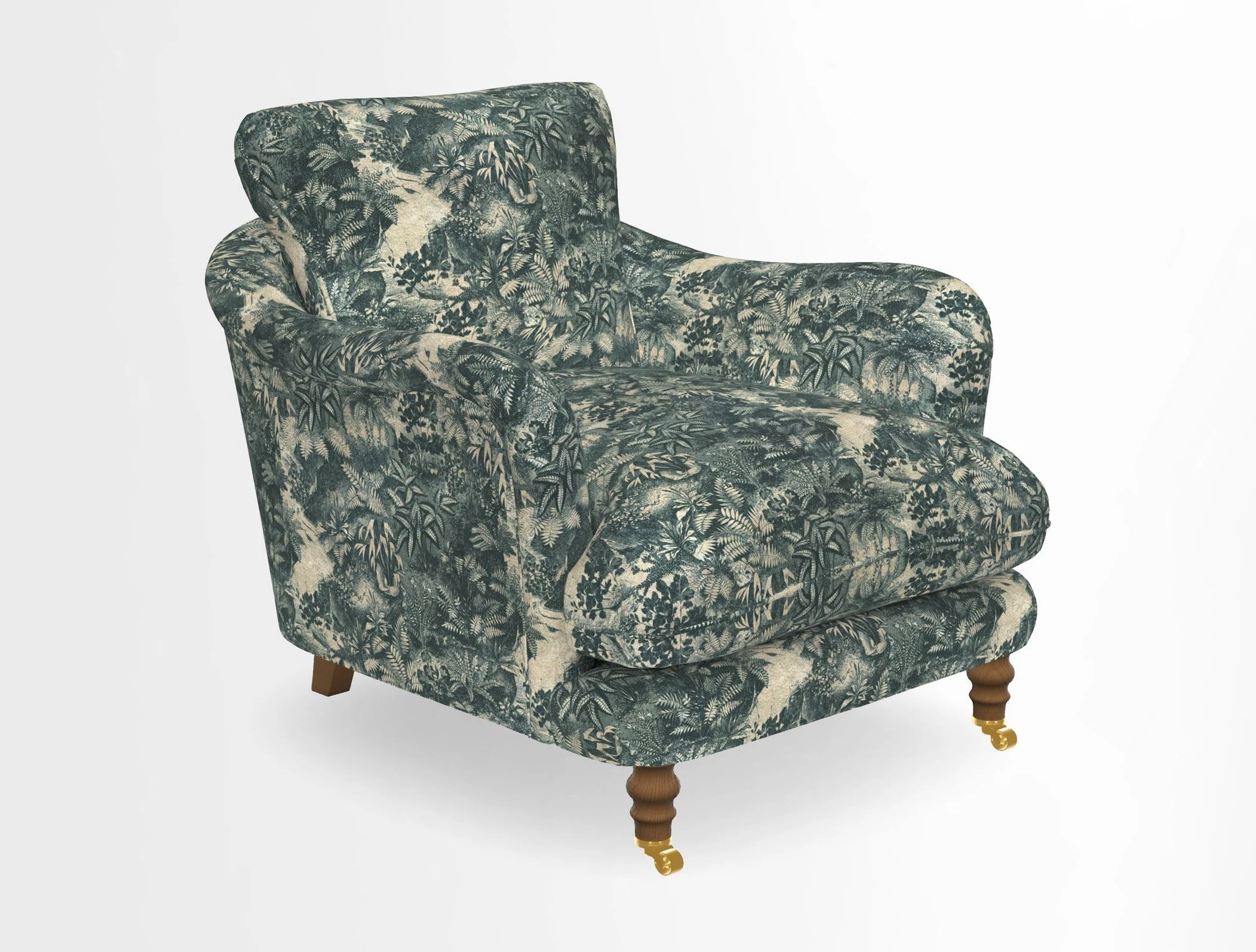 V&A Collection Pugin Chair in Two Tone Plain Biscuit