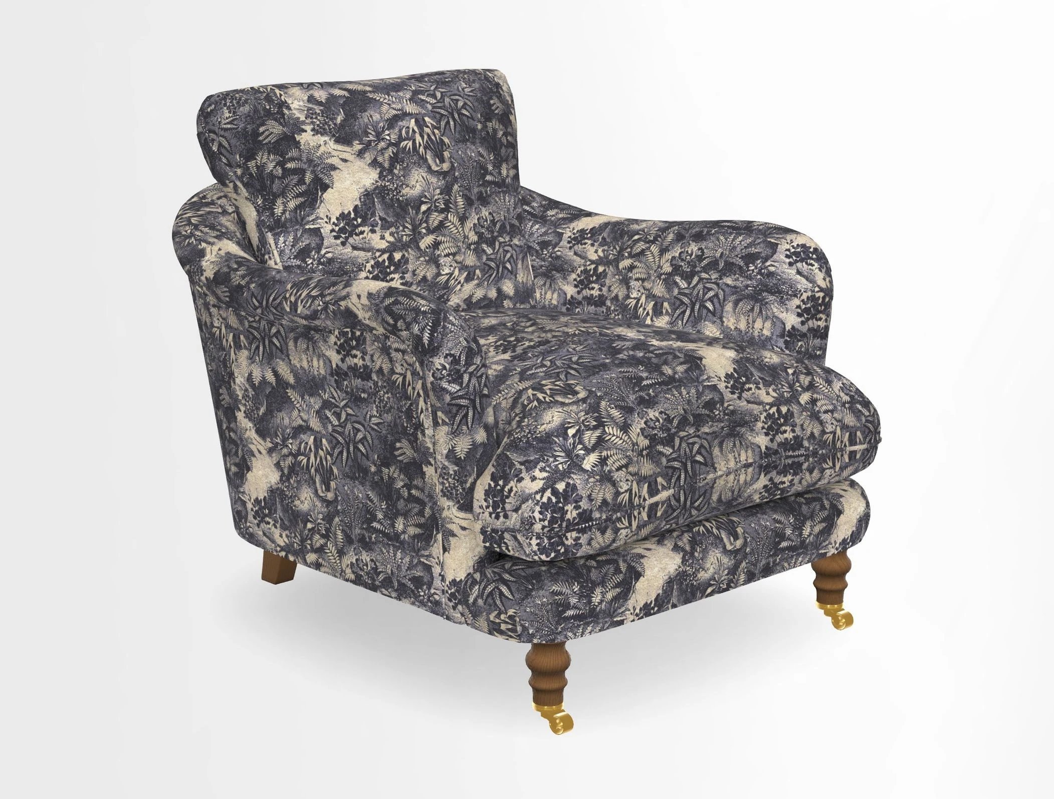 V&A Collection Pugin Chair in Two Tone Plain Biscuit
