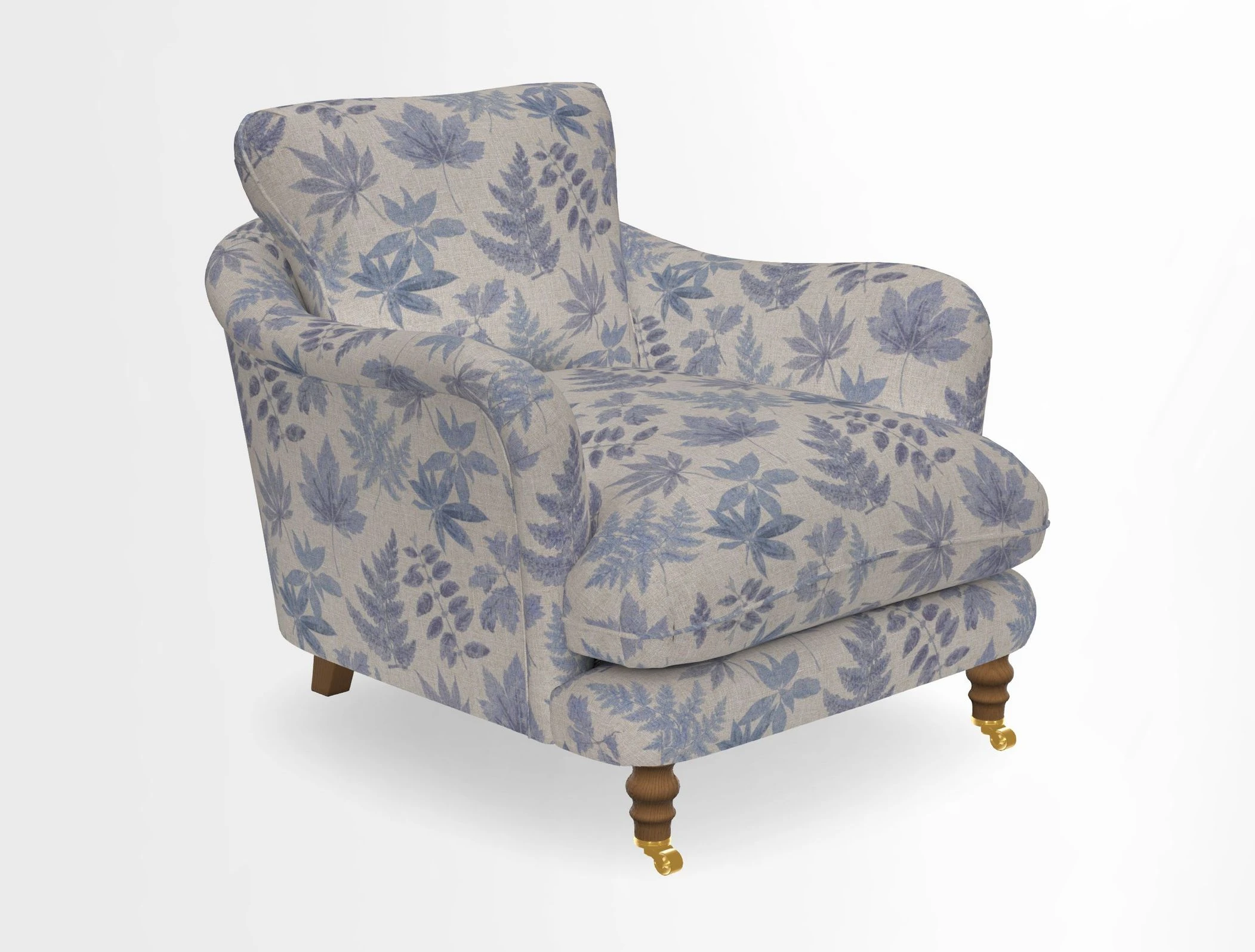 V&A Collection Pugin Chair in Two Tone Plain Biscuit
