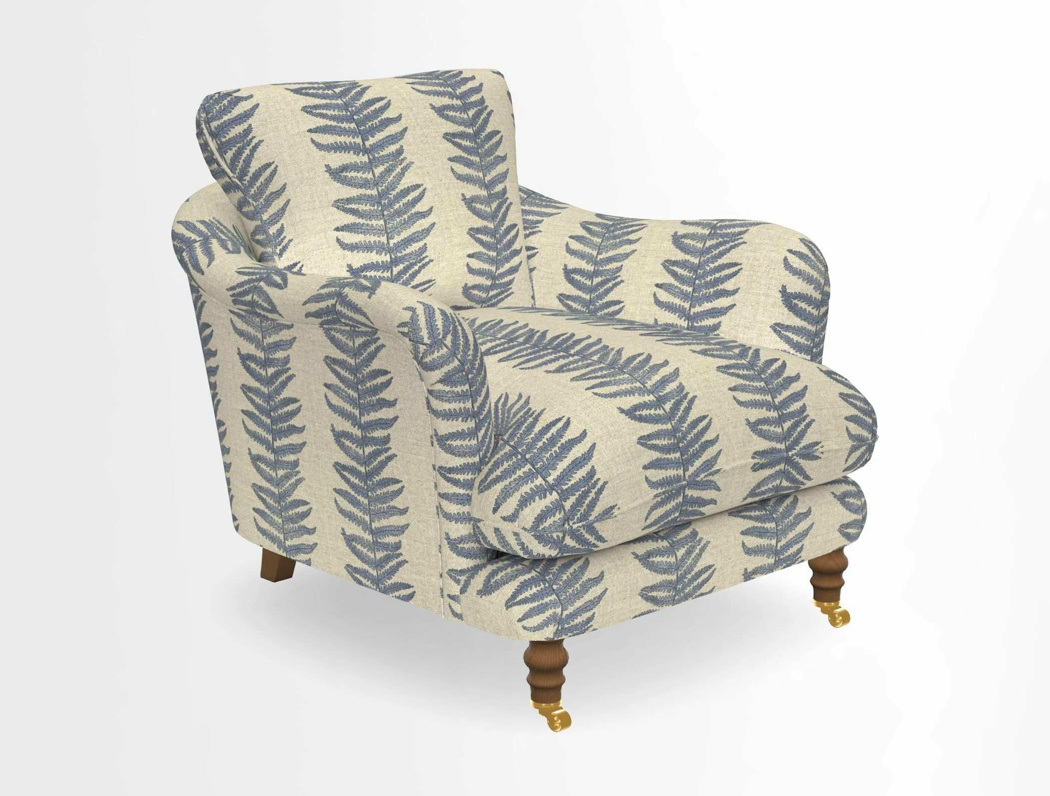 V&A Collection Pugin Chair in Two Tone Plain Biscuit