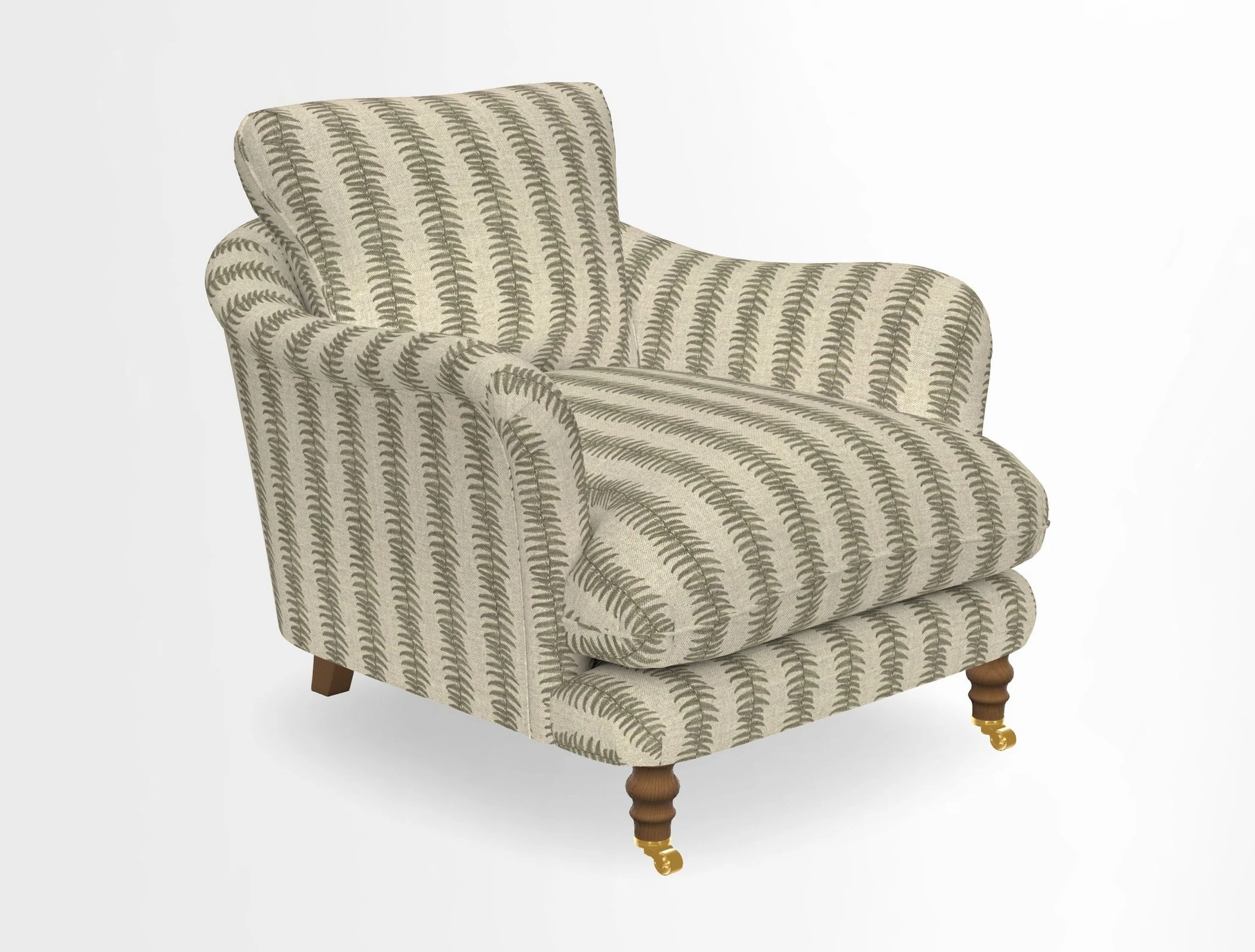 V&A Collection Pugin Chair in Two Tone Plain Biscuit