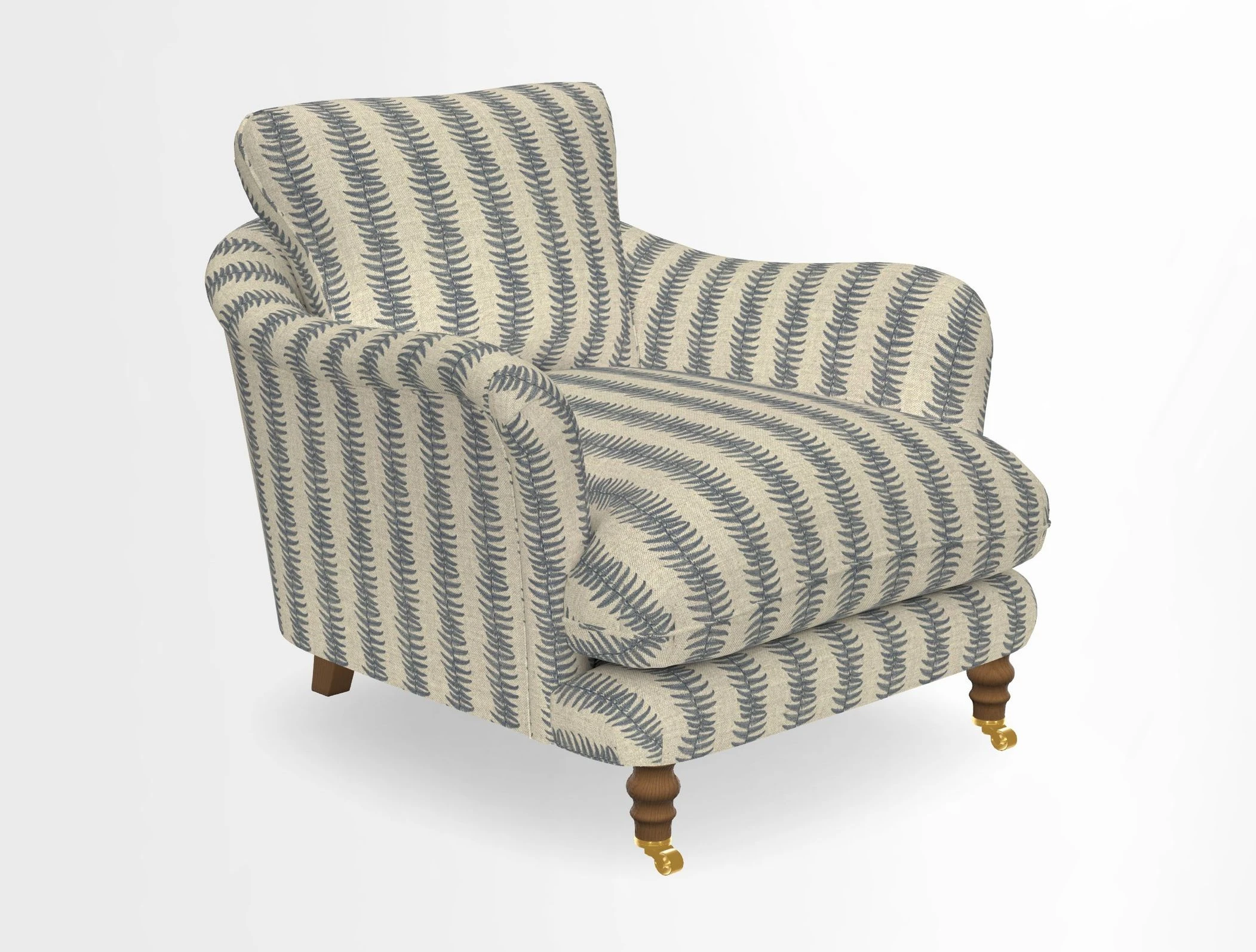V&A Collection Pugin Chair in Two Tone Plain Biscuit