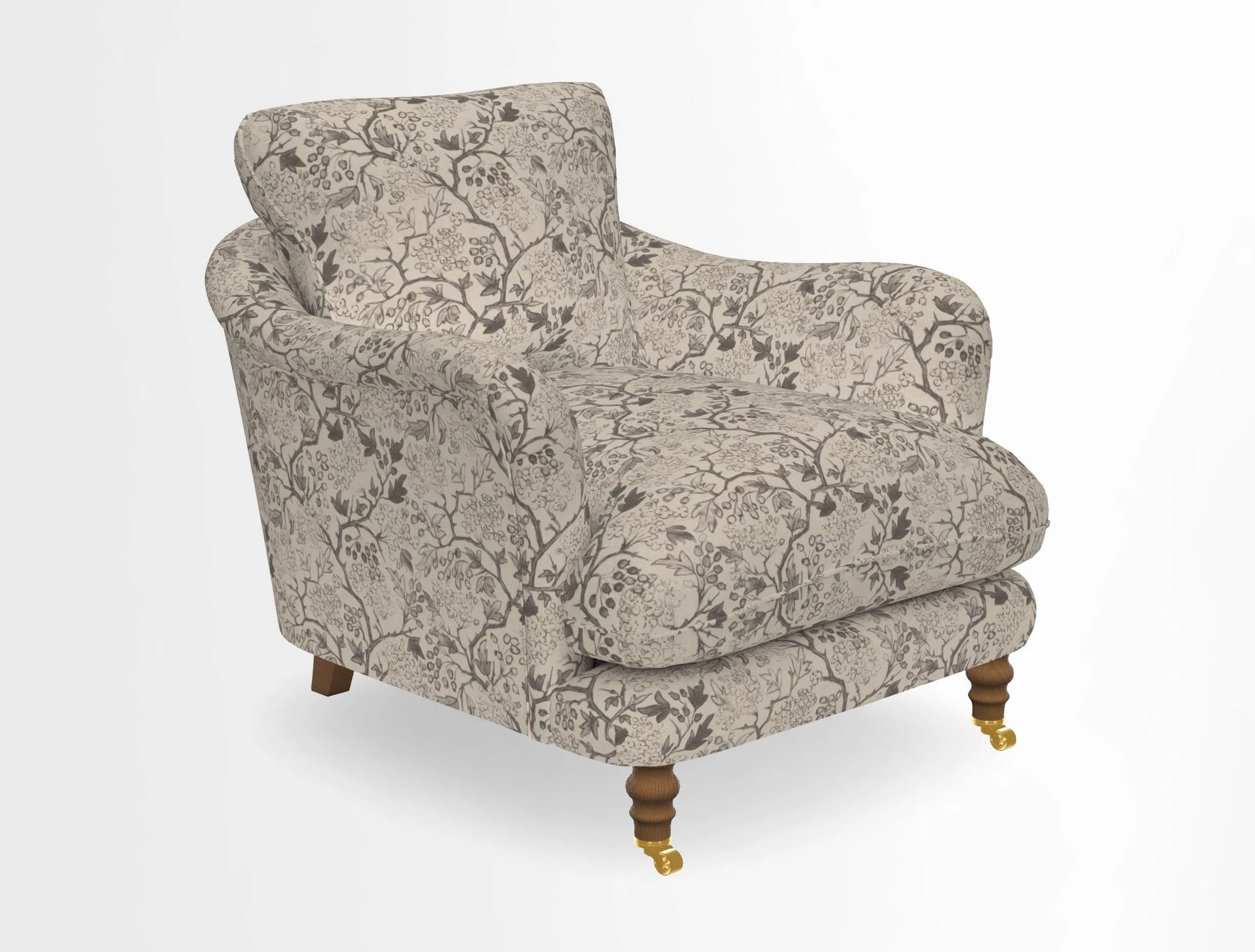 V&A Collection Pugin Chair in Two Tone Plain Biscuit