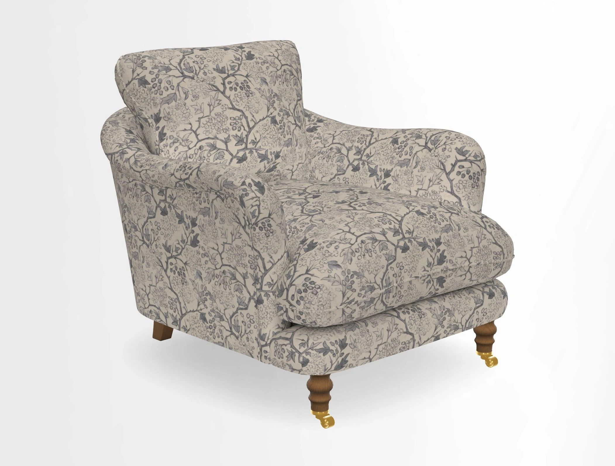 V&A Collection Pugin Chair in Two Tone Plain Biscuit
