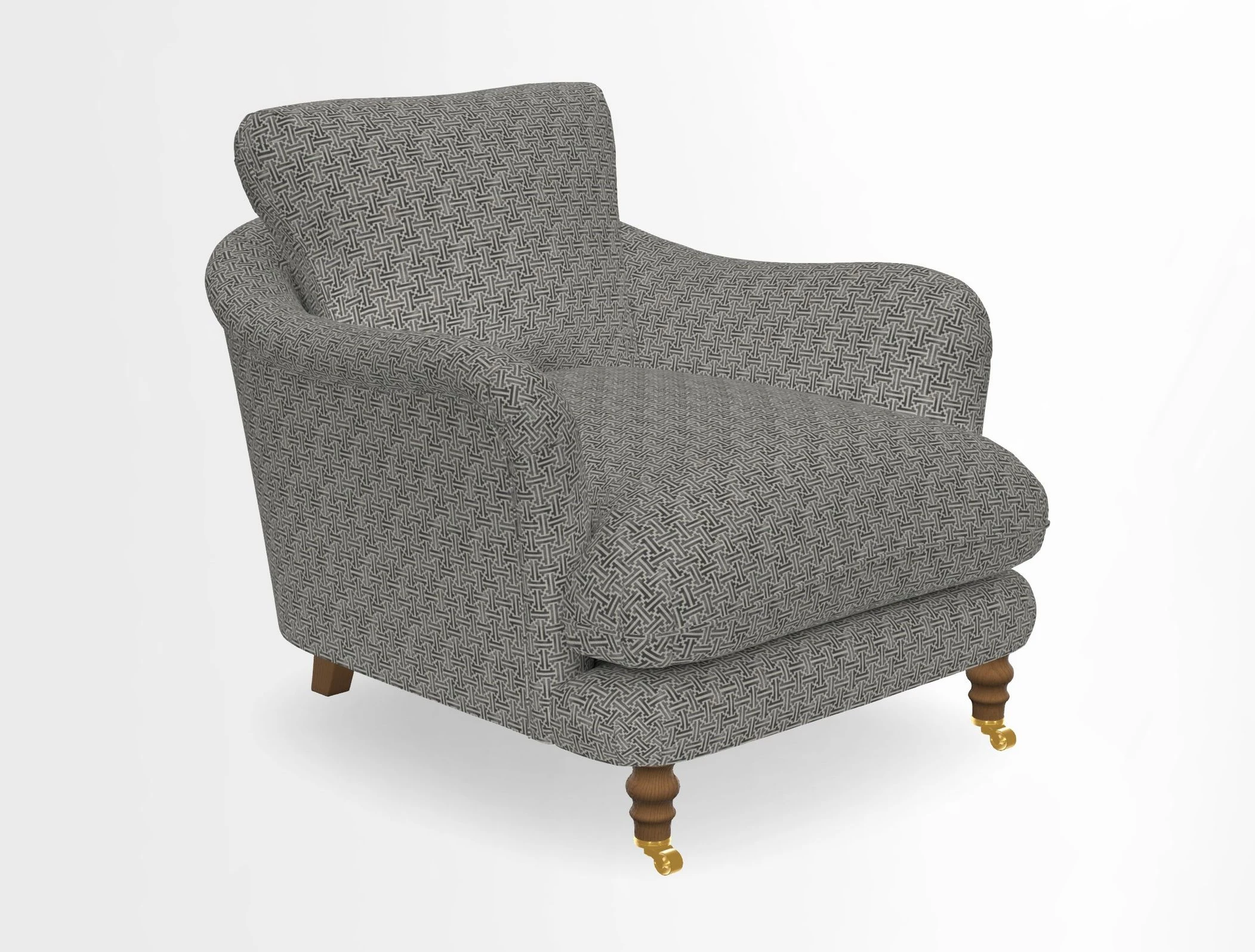 V&A Collection Pugin Chair in Two Tone Plain Biscuit
