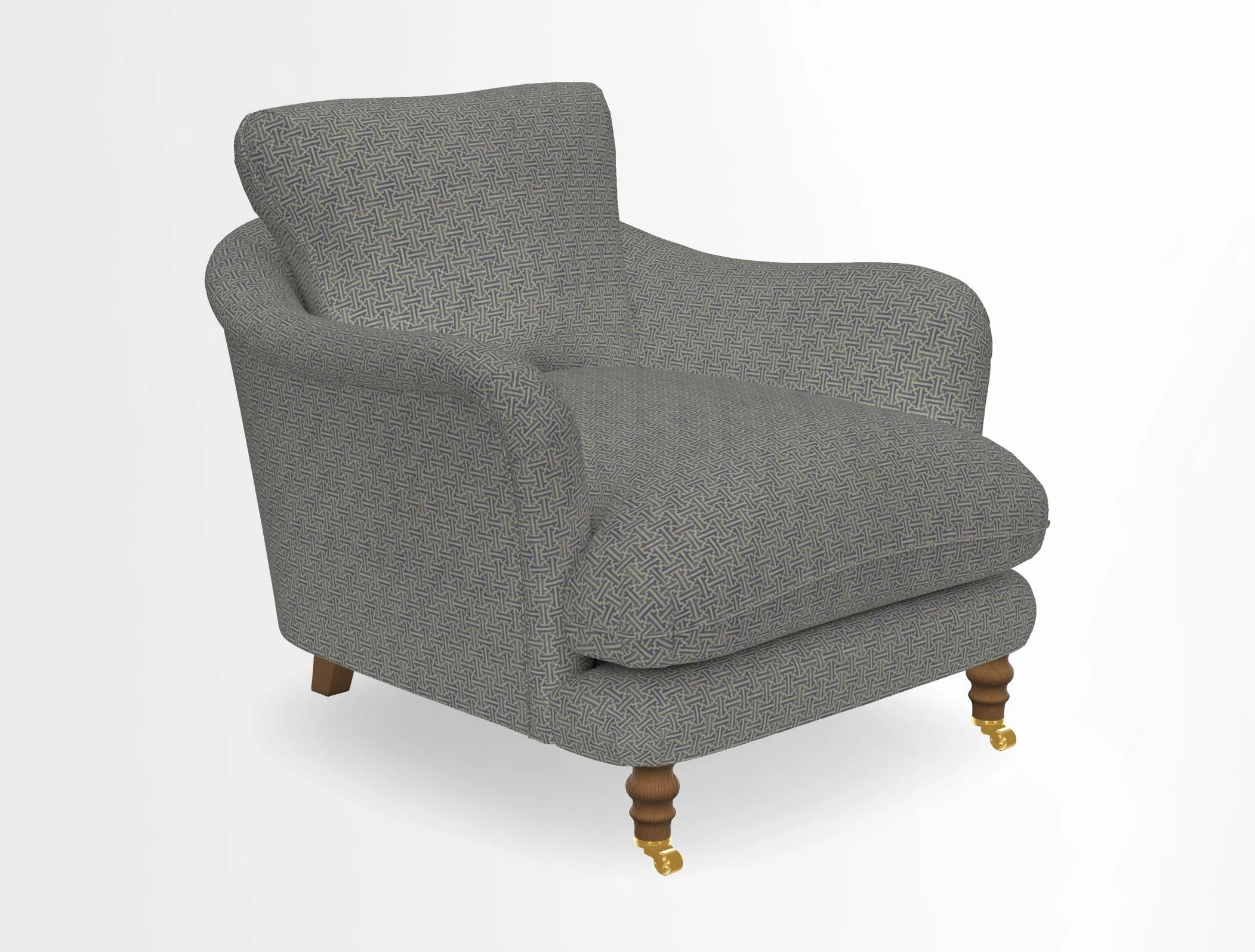 V&A Collection Pugin Chair in Two Tone Plain Biscuit