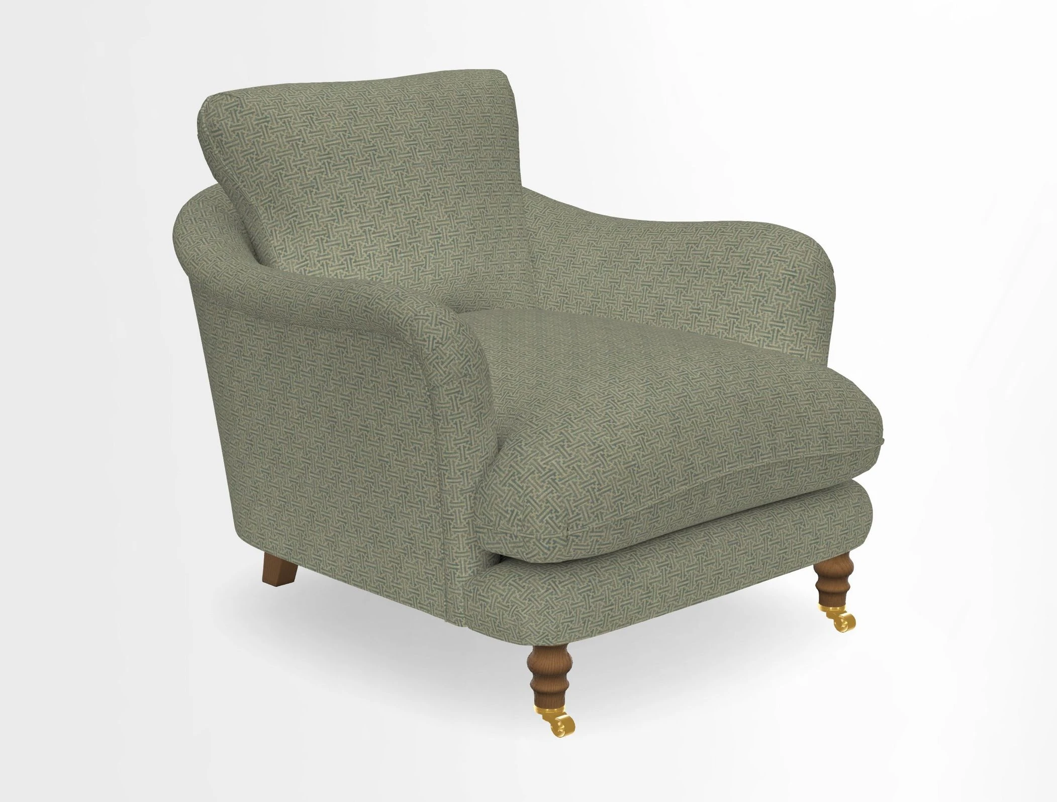 V&A Collection Pugin Chair in Two Tone Plain Biscuit