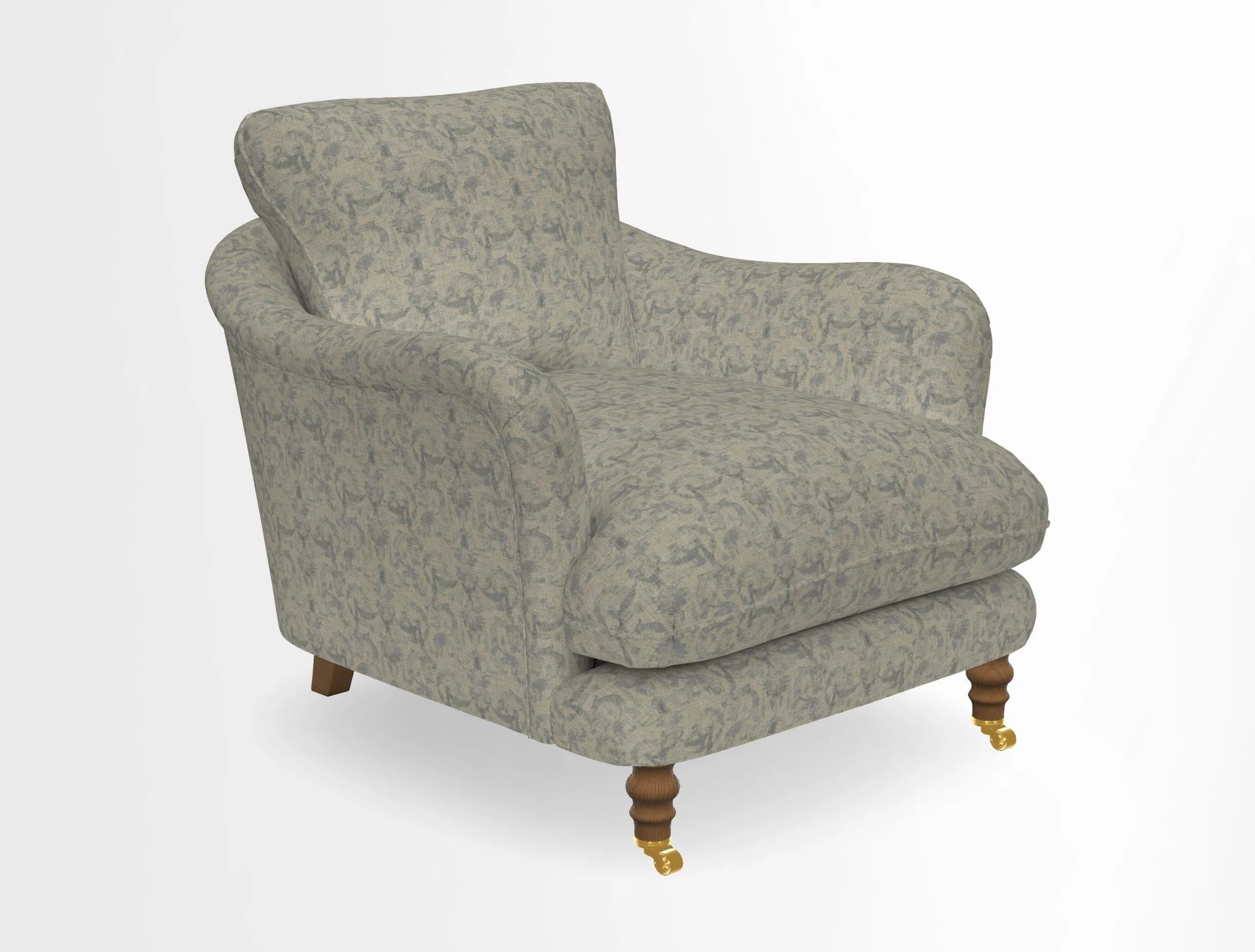 V&A Collection Pugin Chair in Two Tone Plain Biscuit