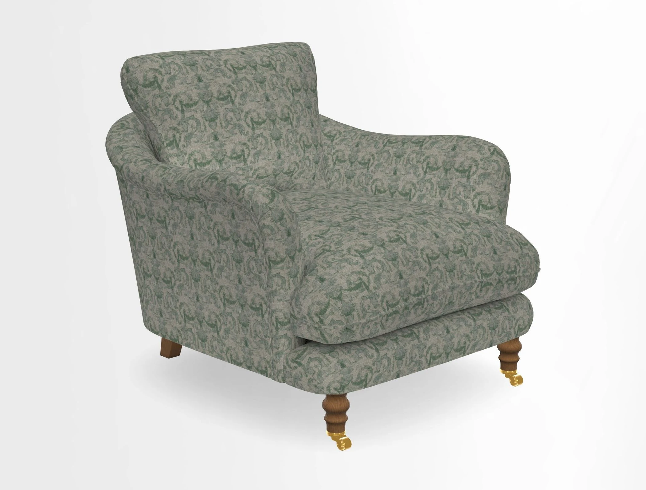 V&A Collection Pugin Chair in Two Tone Plain Biscuit