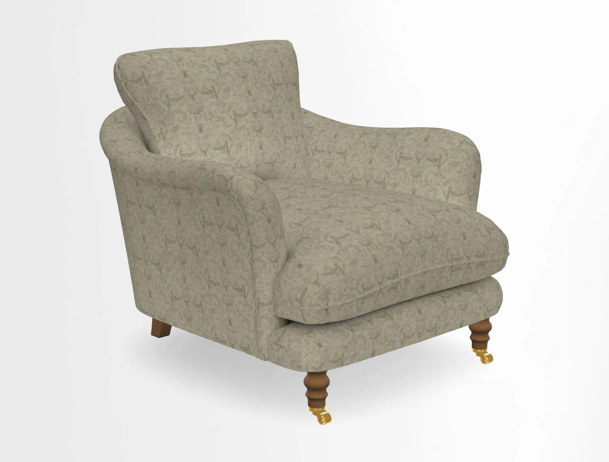 V&A Collection Pugin Chair in Two Tone Plain Biscuit