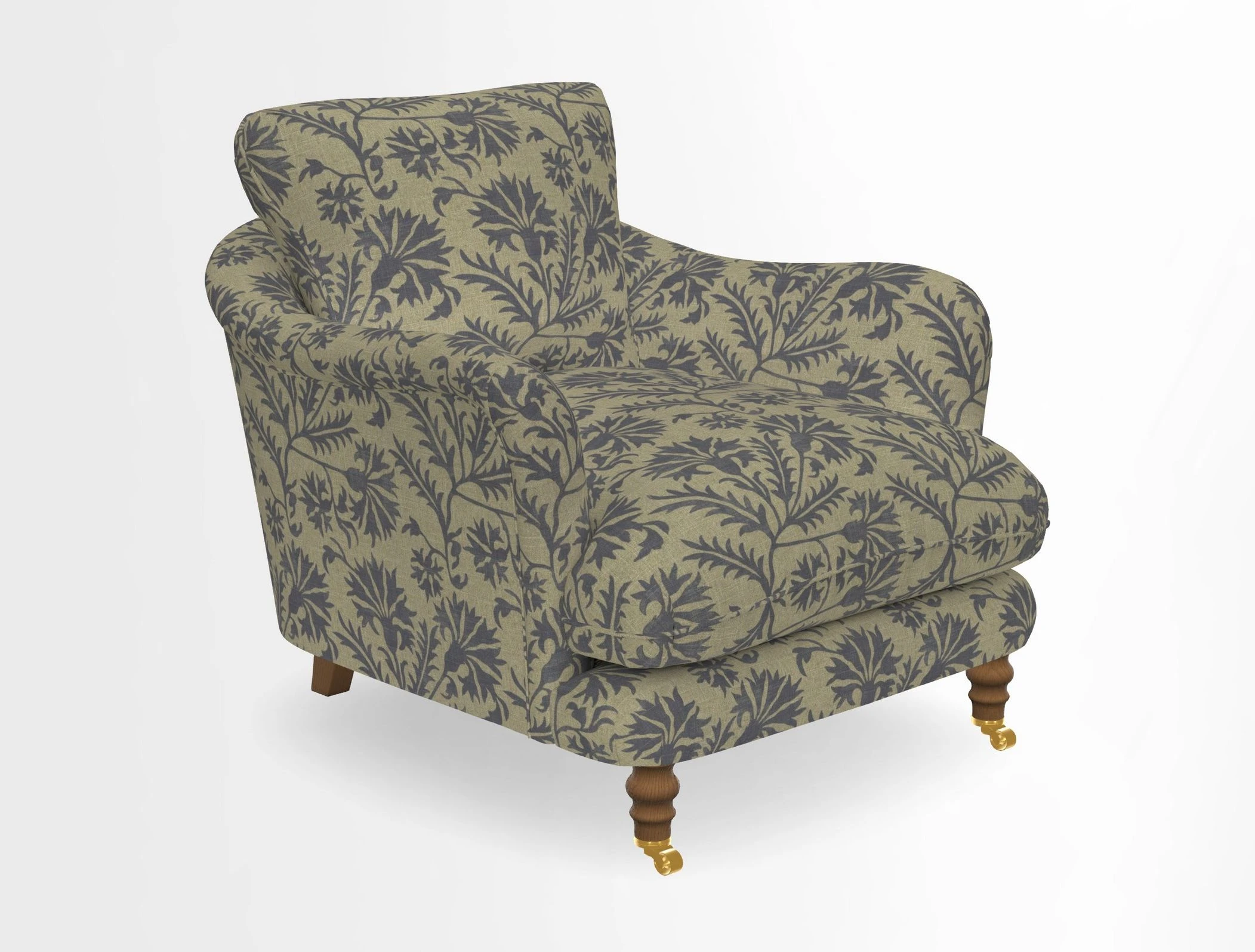 V&A Collection Pugin Chair in Two Tone Plain Biscuit