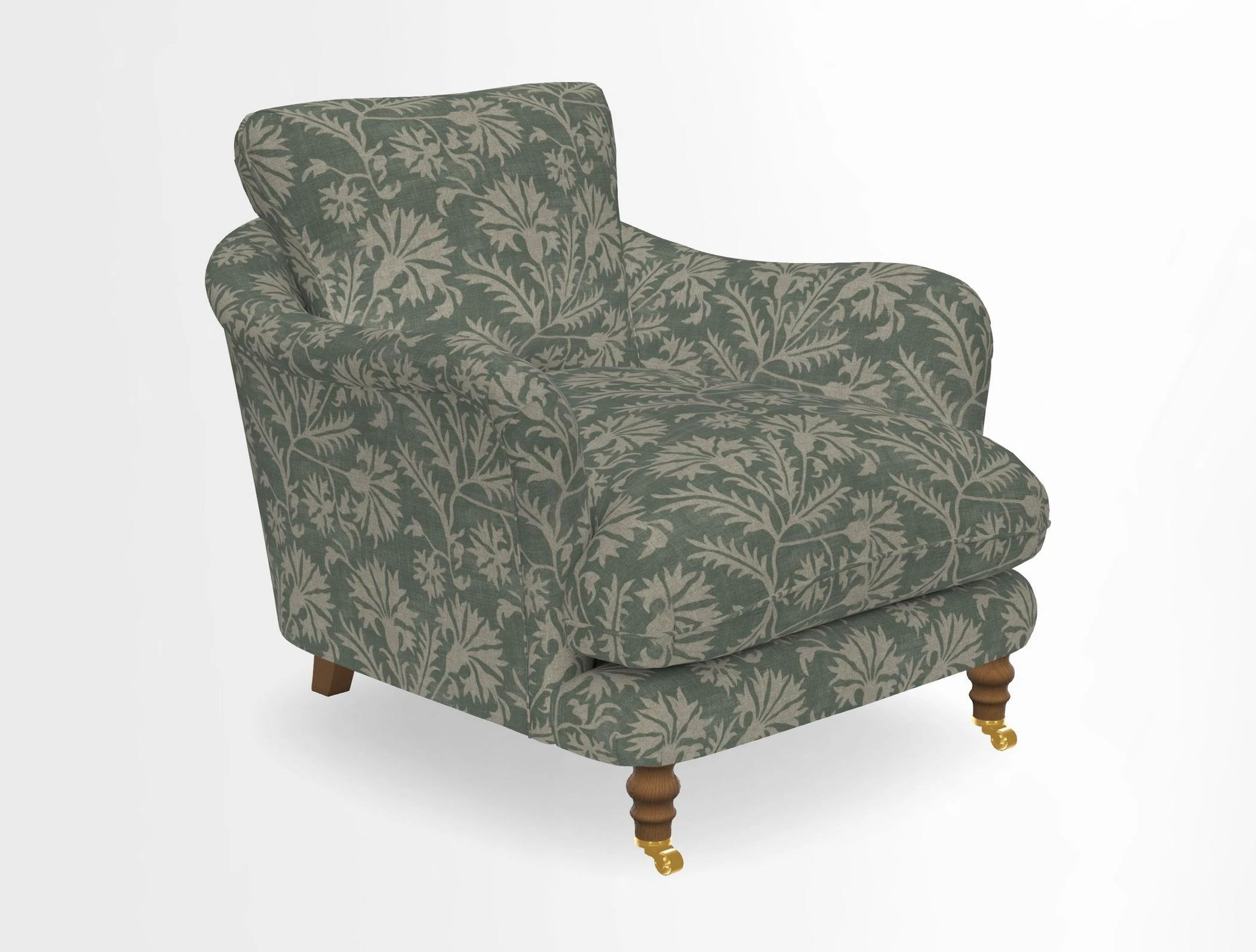 V&A Collection Pugin Chair in Two Tone Plain Biscuit