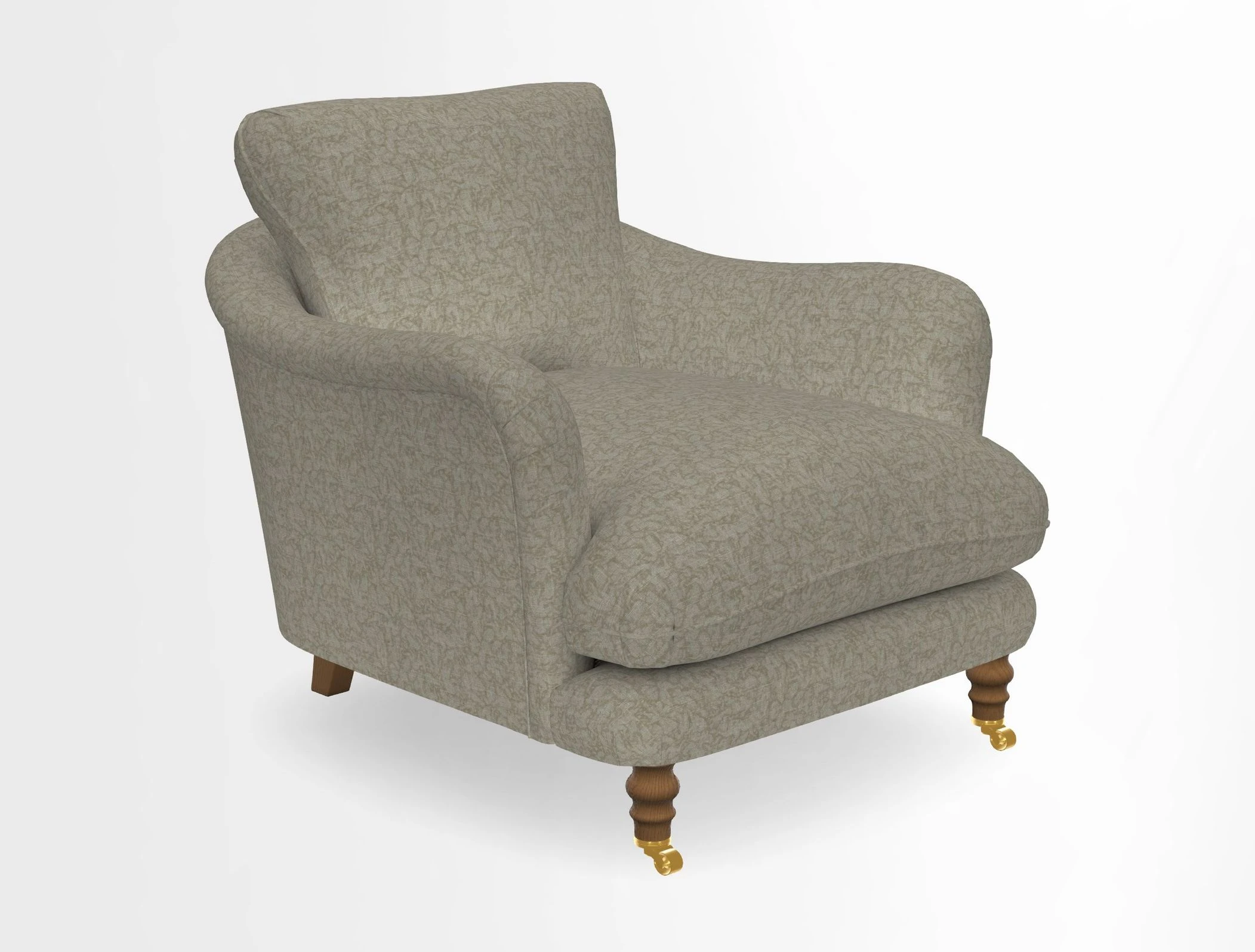 V&A Collection Pugin Chair in Two Tone Plain Biscuit