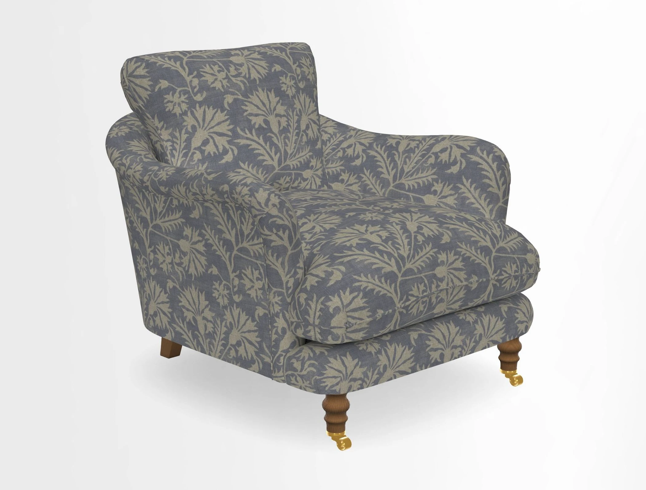 V&A Collection Pugin Chair in Two Tone Plain Biscuit
