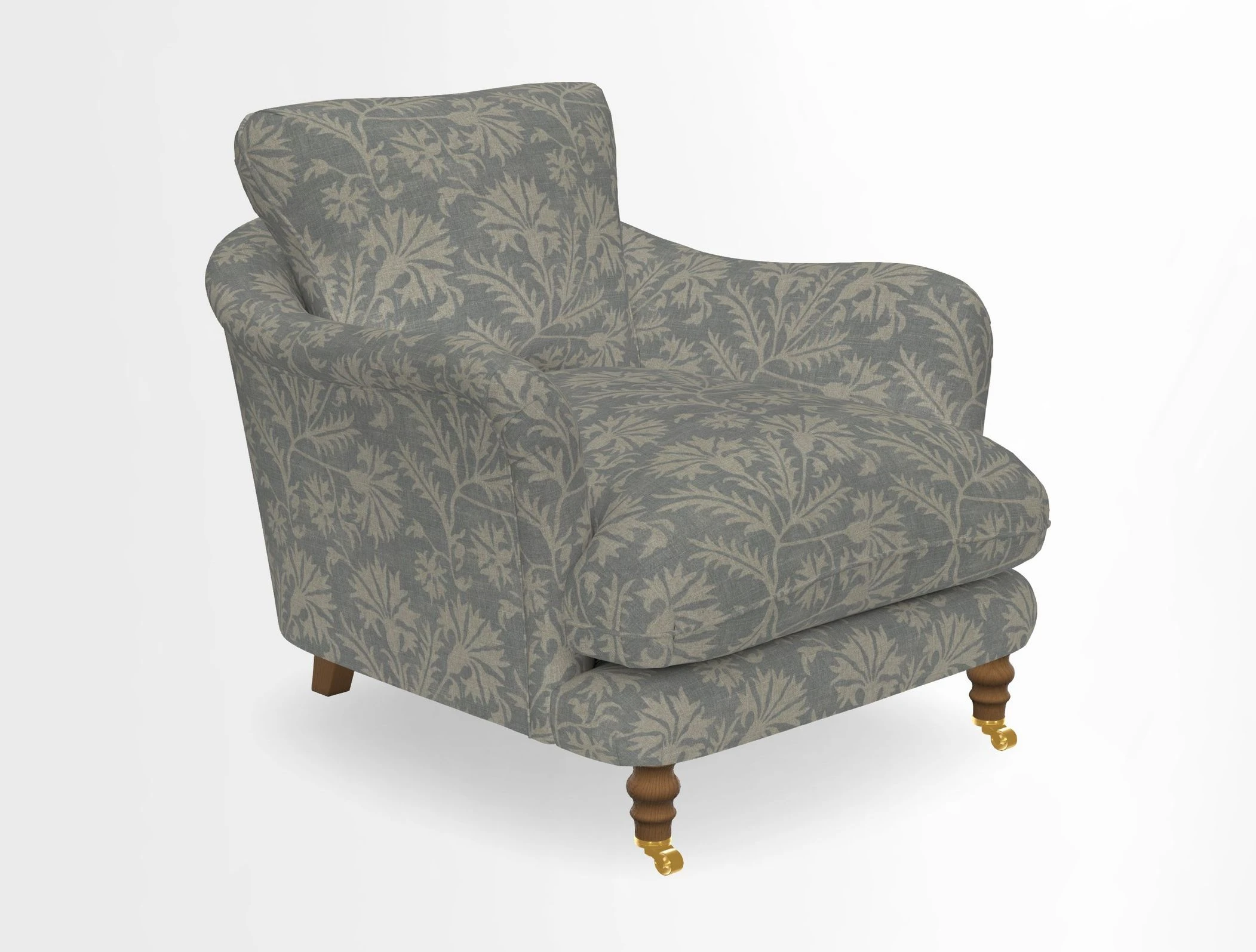 V&A Collection Pugin Chair in Two Tone Plain Biscuit