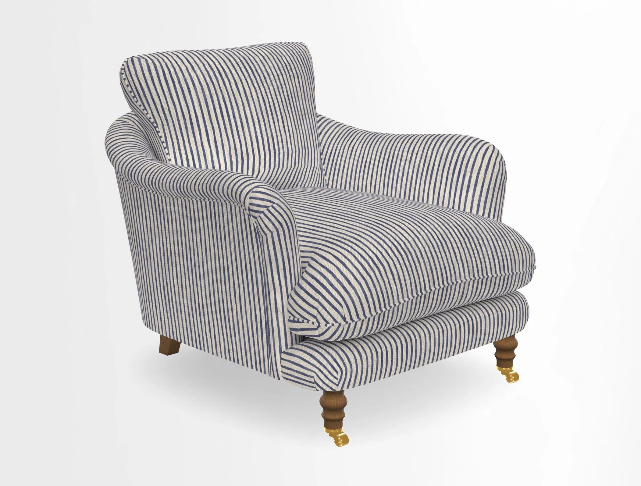 V&A Collection Pugin Chair in Two Tone Plain Biscuit