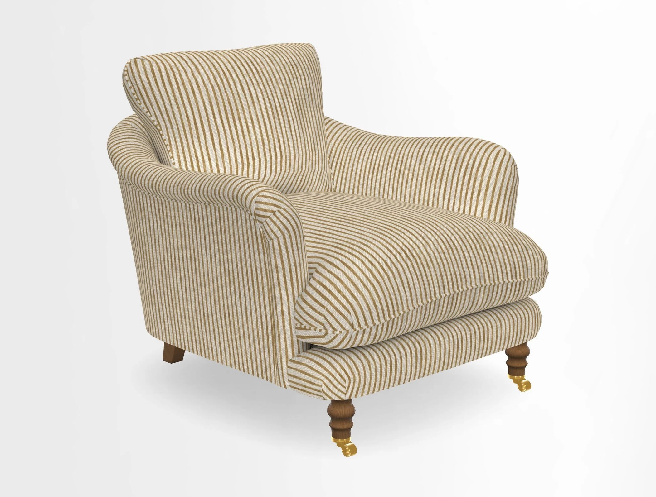 V&A Collection Pugin Chair in Two Tone Plain Biscuit