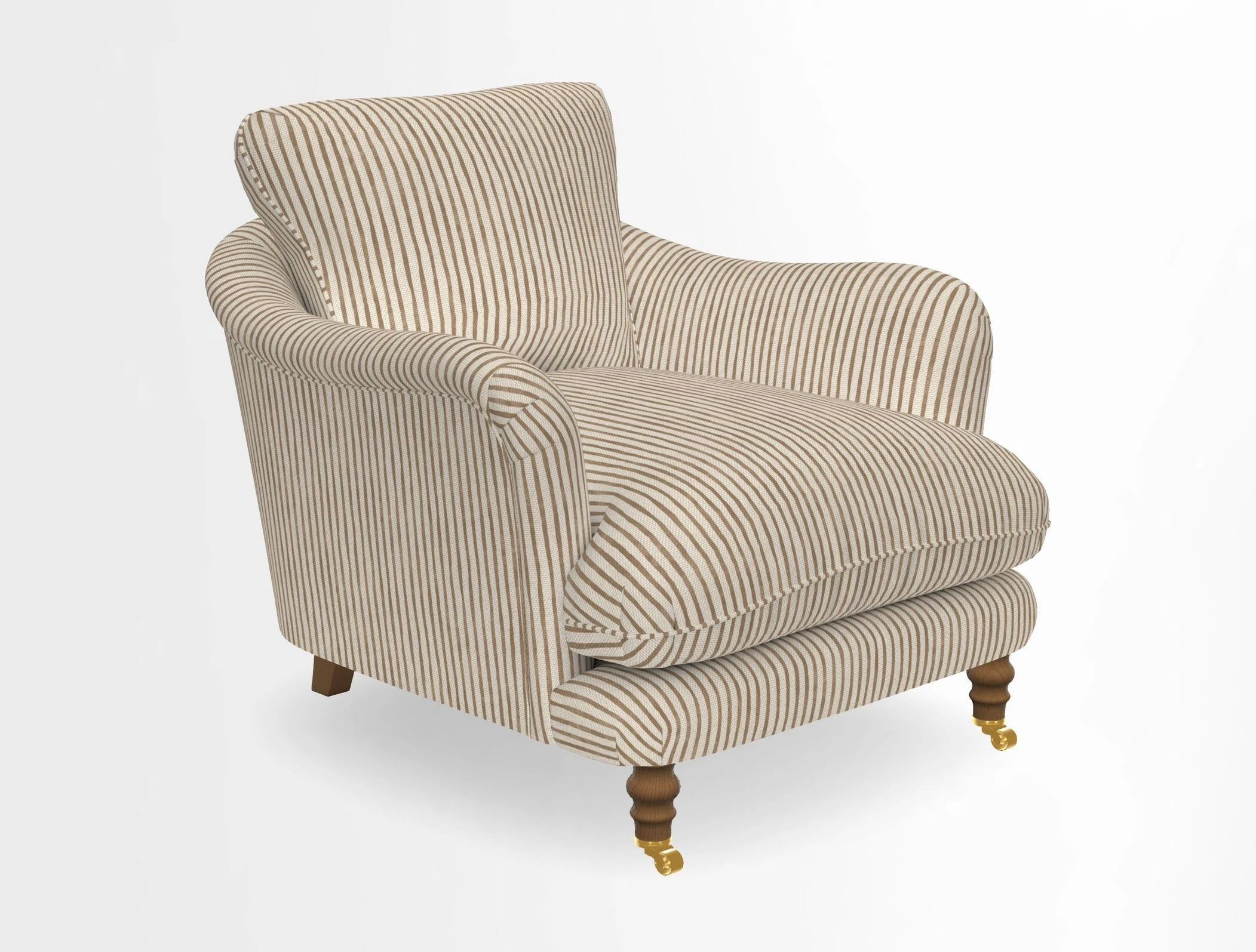 V&A Collection Pugin Chair in Two Tone Plain Biscuit
