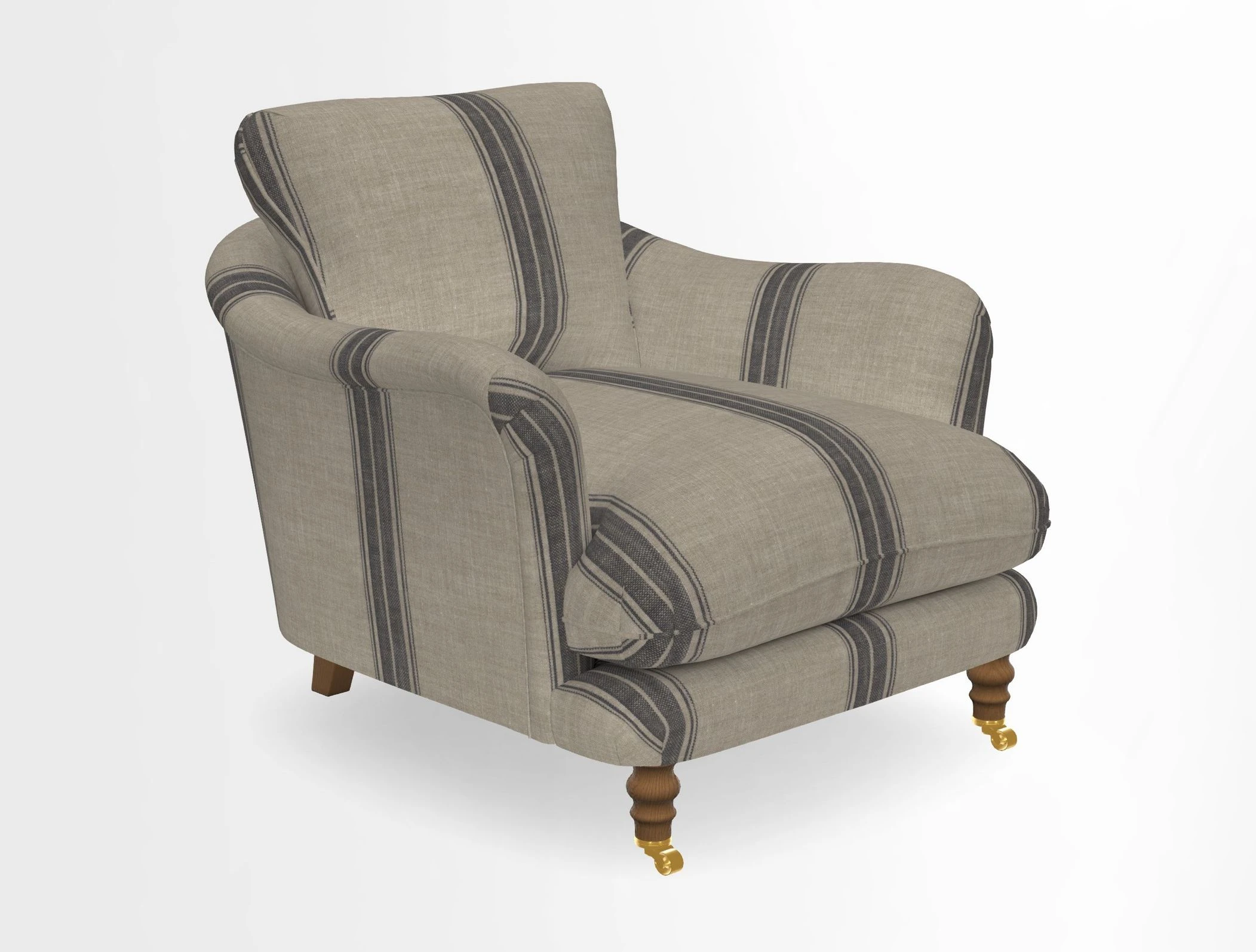 V&A Collection Pugin Chair in Two Tone Plain Biscuit