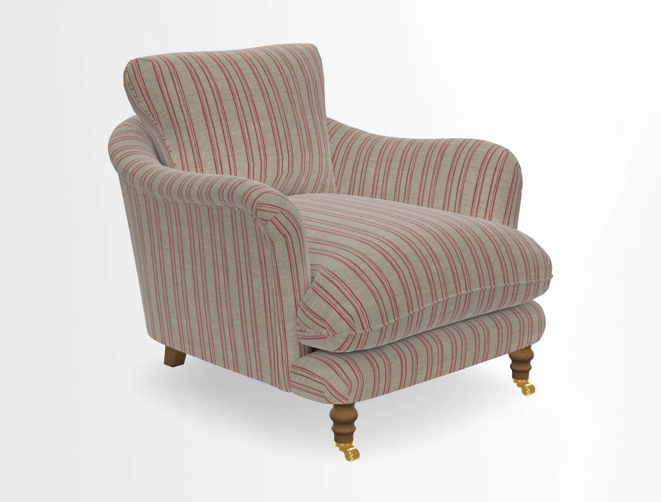 V&A Collection Pugin Chair in Two Tone Plain Biscuit