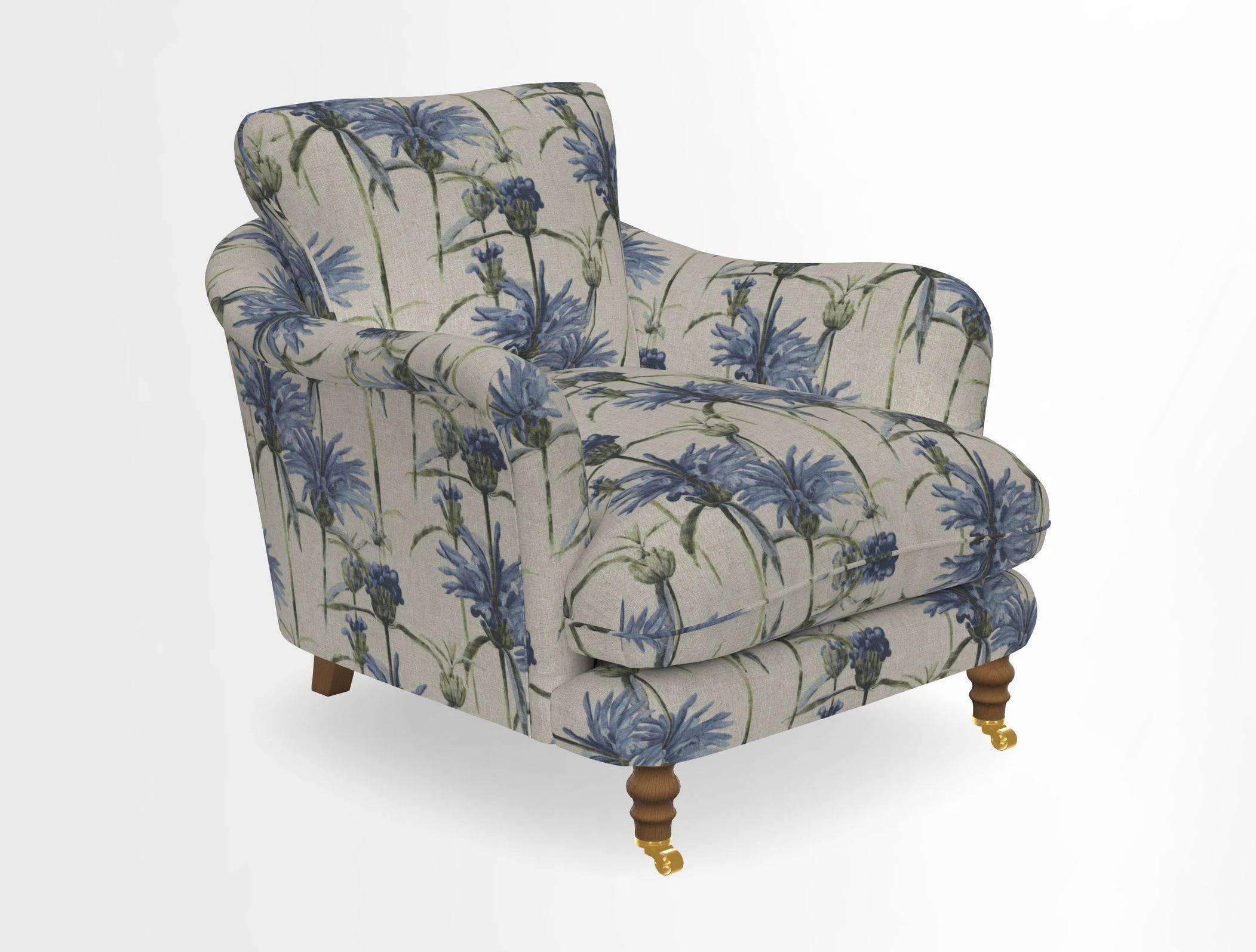 V&A Collection Pugin Chair in Two Tone Plain Biscuit