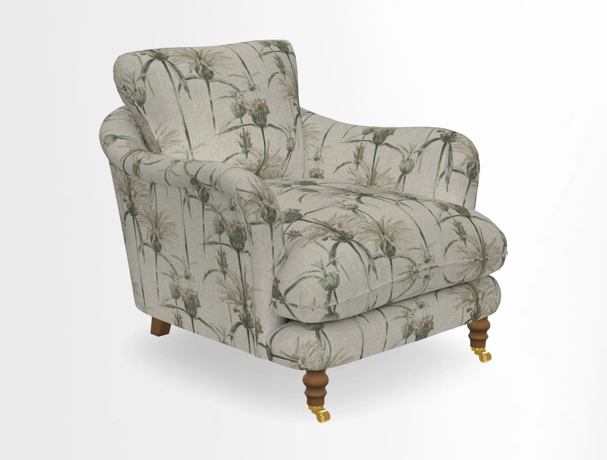 V&A Collection Pugin Chair in Two Tone Plain Biscuit