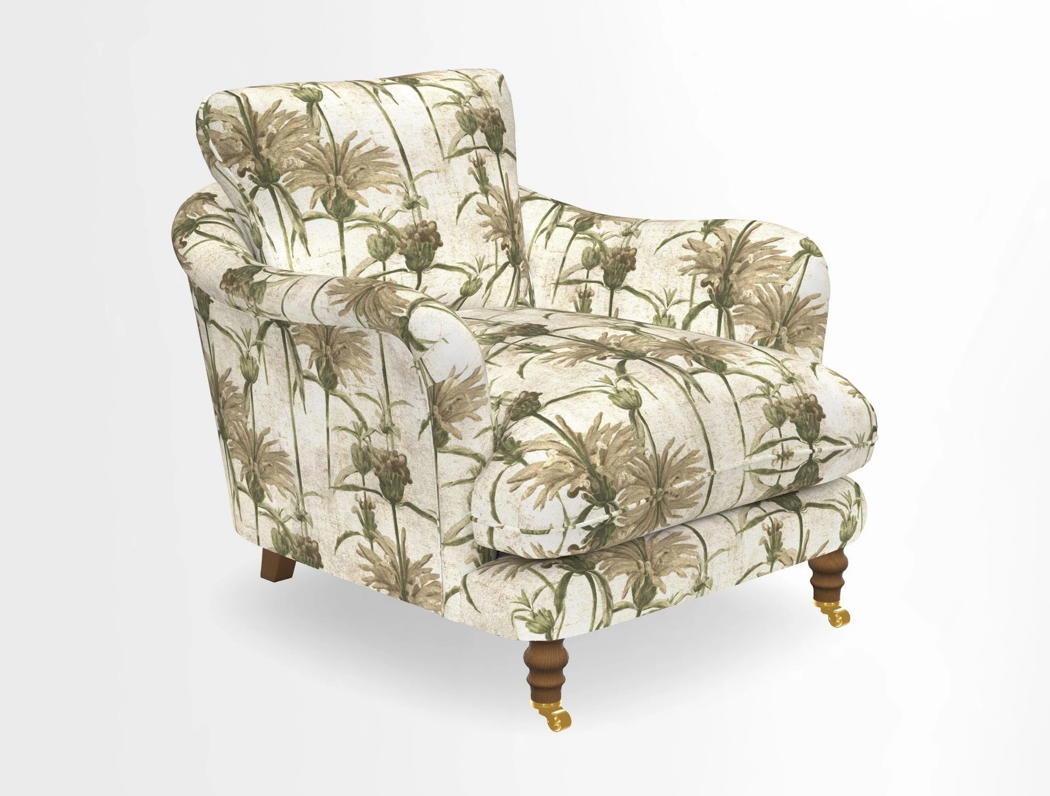 V&A Collection Pugin Chair in Two Tone Plain Biscuit