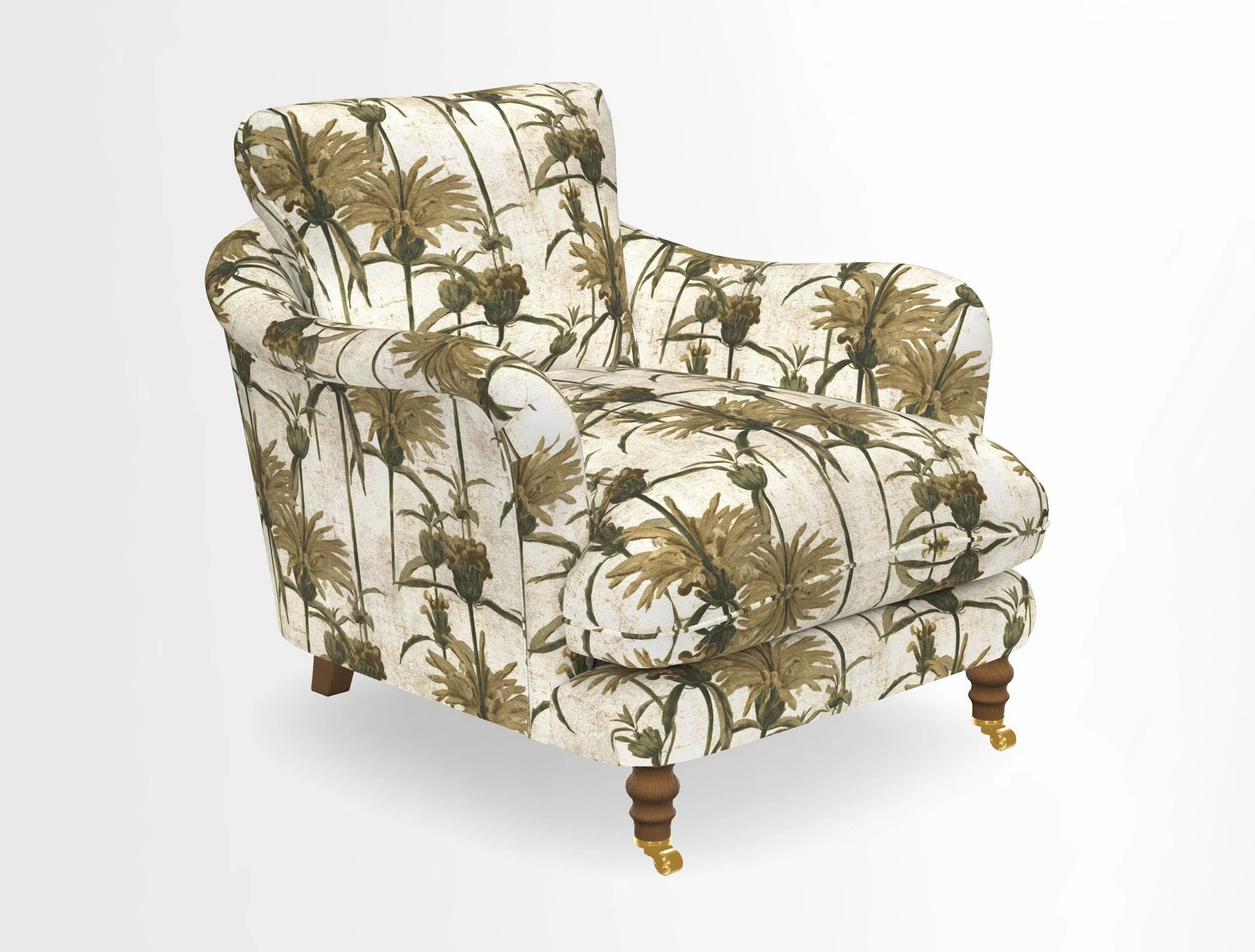 V&A Collection Pugin Chair in Two Tone Plain Biscuit