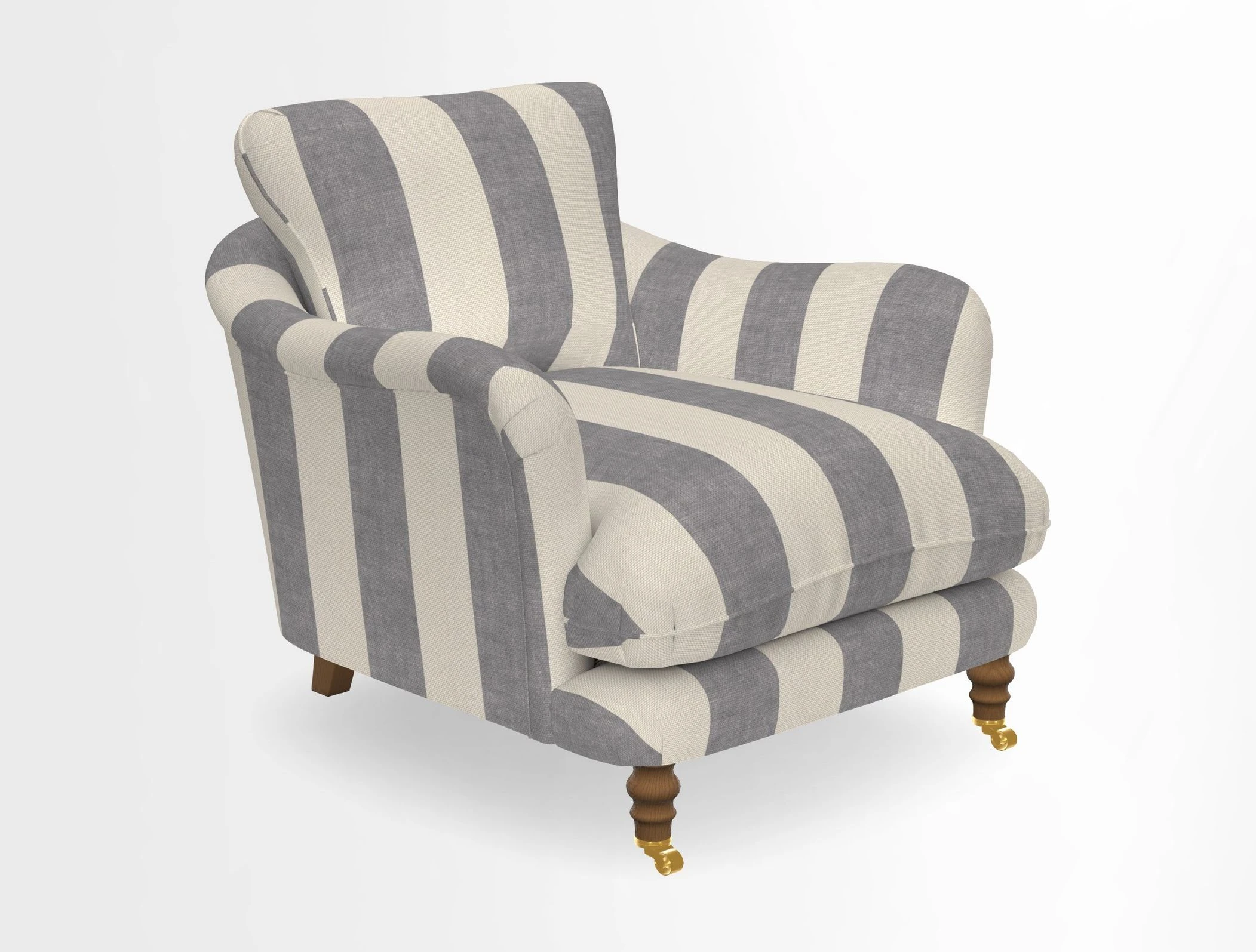 V&A Collection Pugin Chair in Two Tone Plain Biscuit