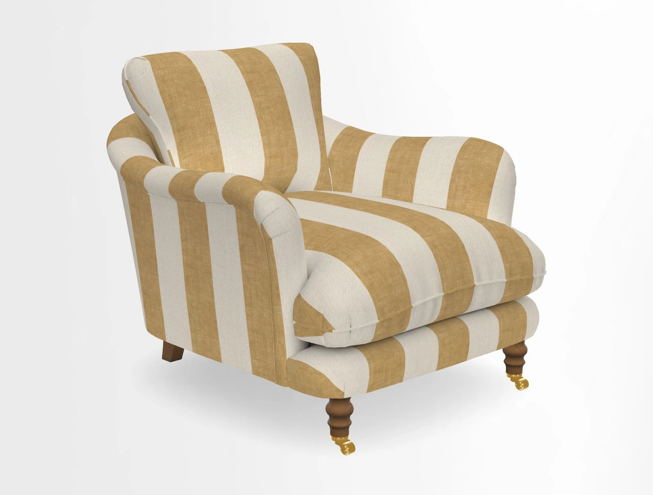 V&A Collection Pugin Chair in Two Tone Plain Biscuit