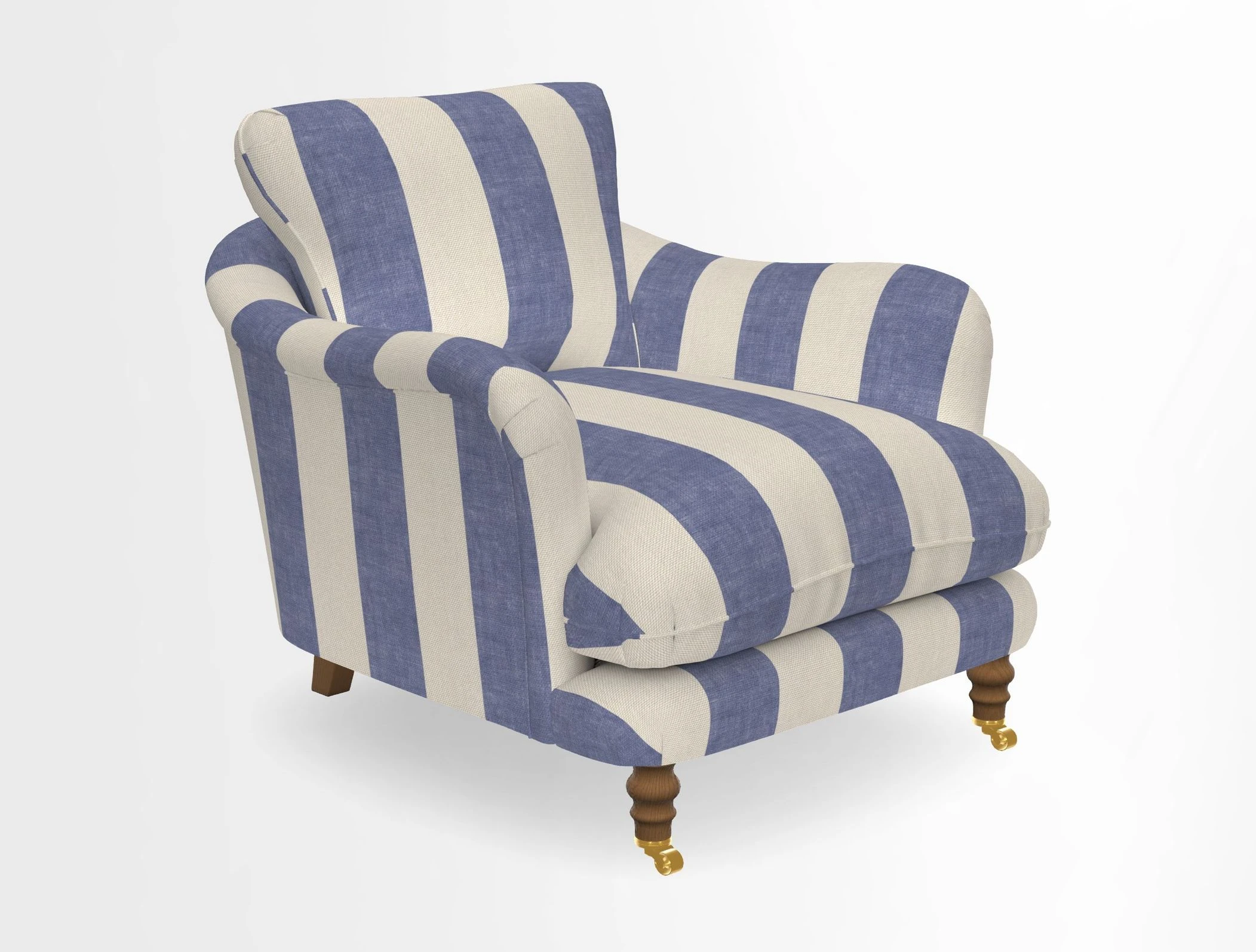 V&A Collection Pugin Chair in Two Tone Plain Biscuit
