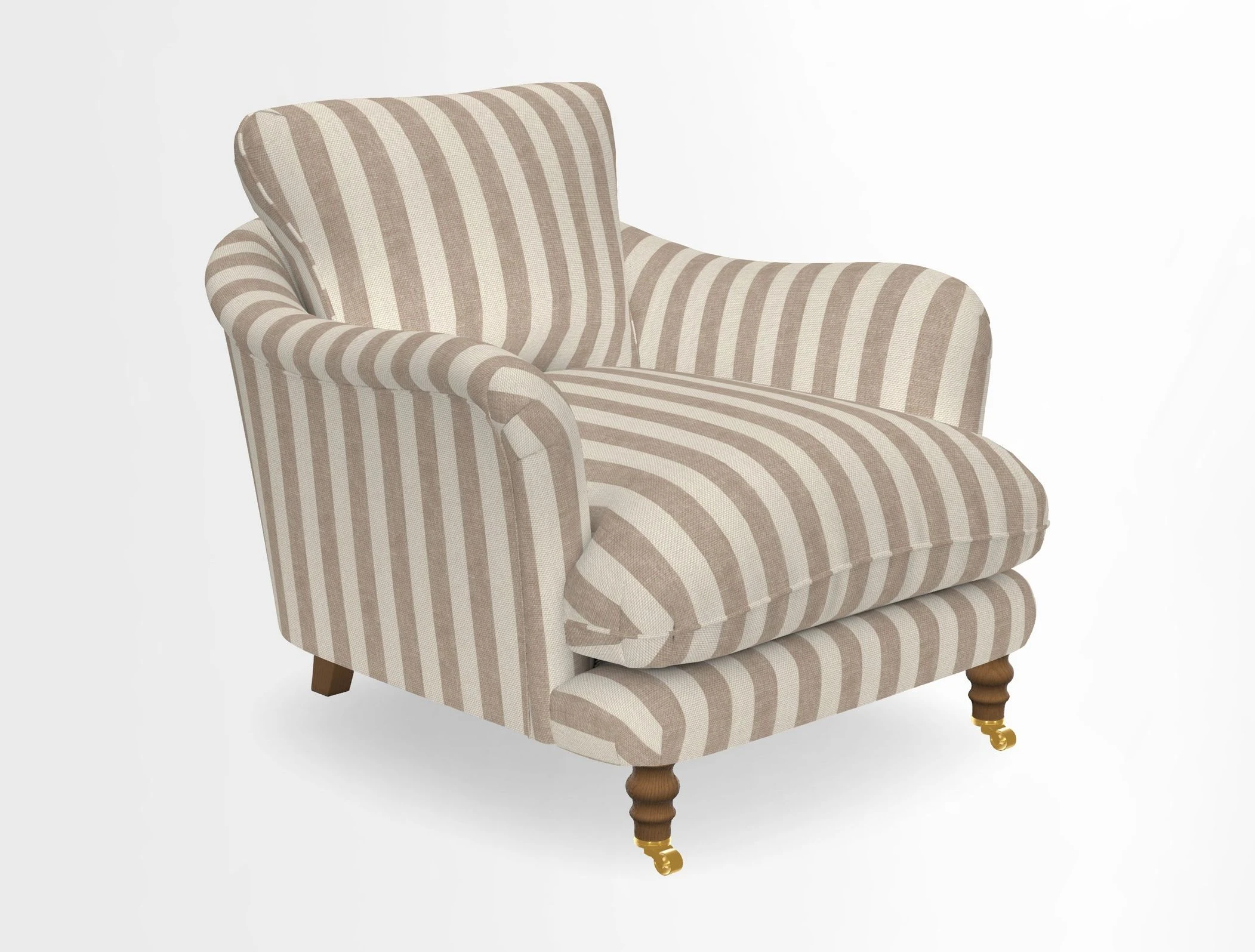 V&A Collection Pugin Chair in Two Tone Plain Biscuit
