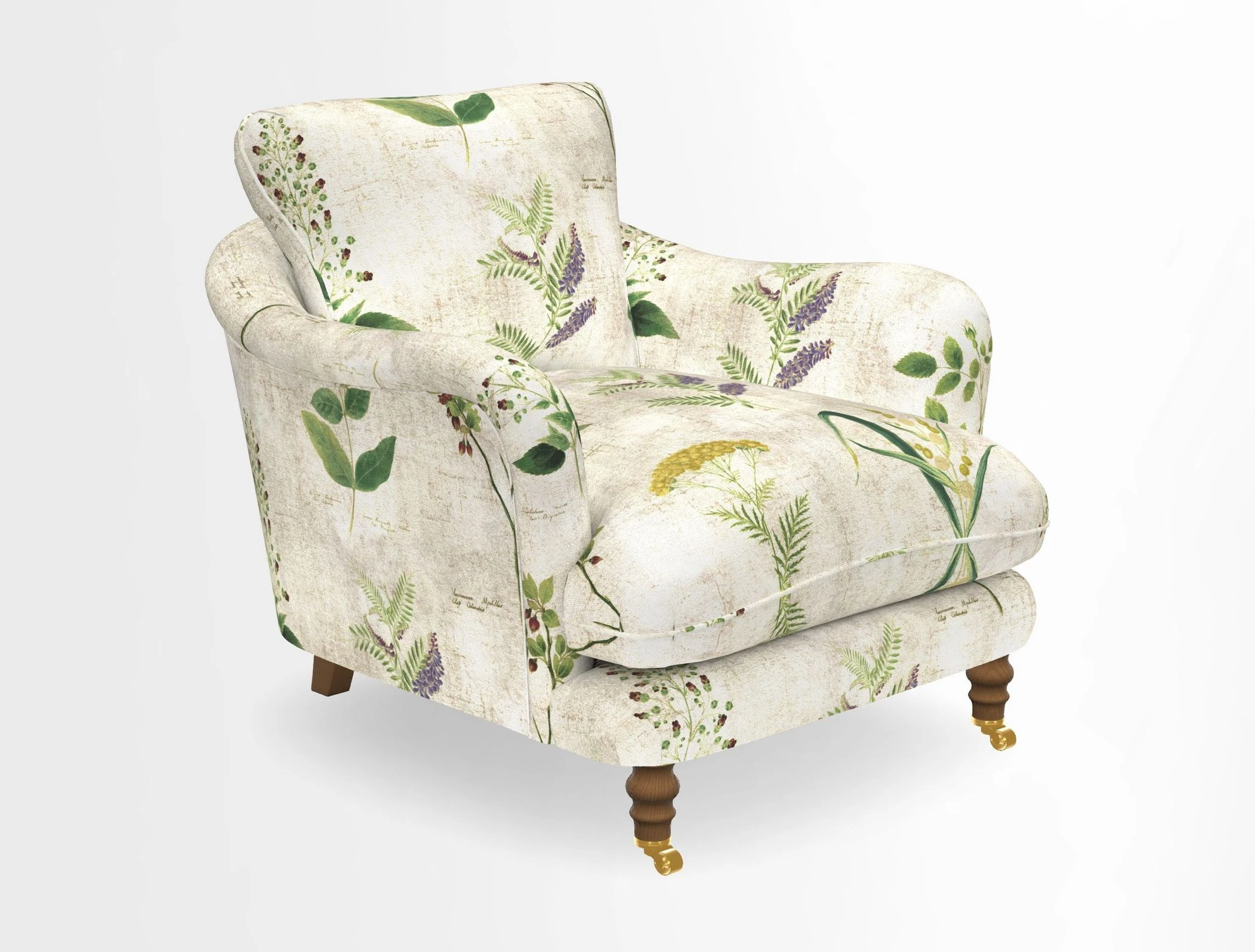 V&A Collection Pugin Chair in Two Tone Plain Biscuit