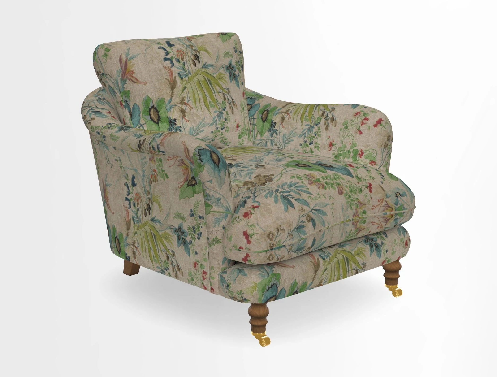 V&A Collection Pugin Chair in Two Tone Plain Biscuit