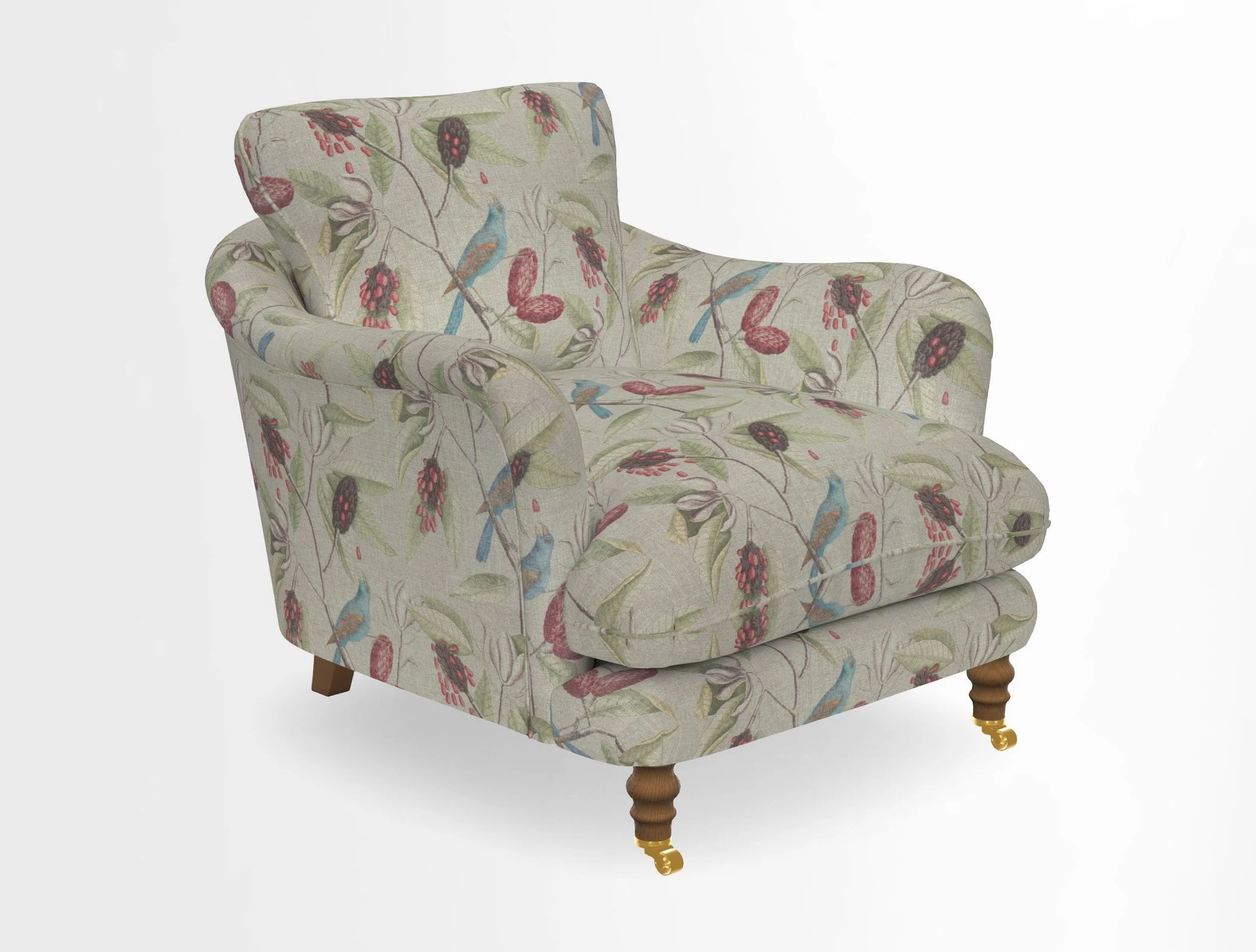 V&A Collection Pugin Chair in Two Tone Plain Biscuit