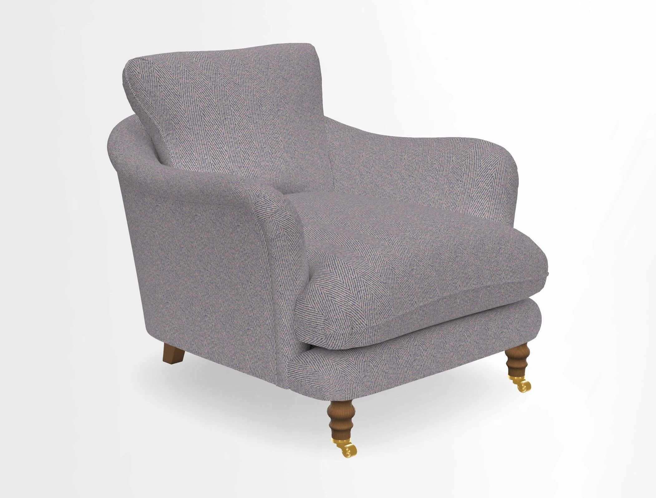 V&A Collection Pugin Chair in Two Tone Plain Biscuit