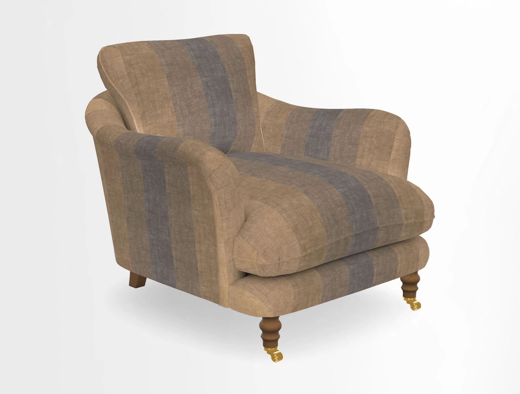 V&A Collection Pugin Chair in Two Tone Plain Biscuit