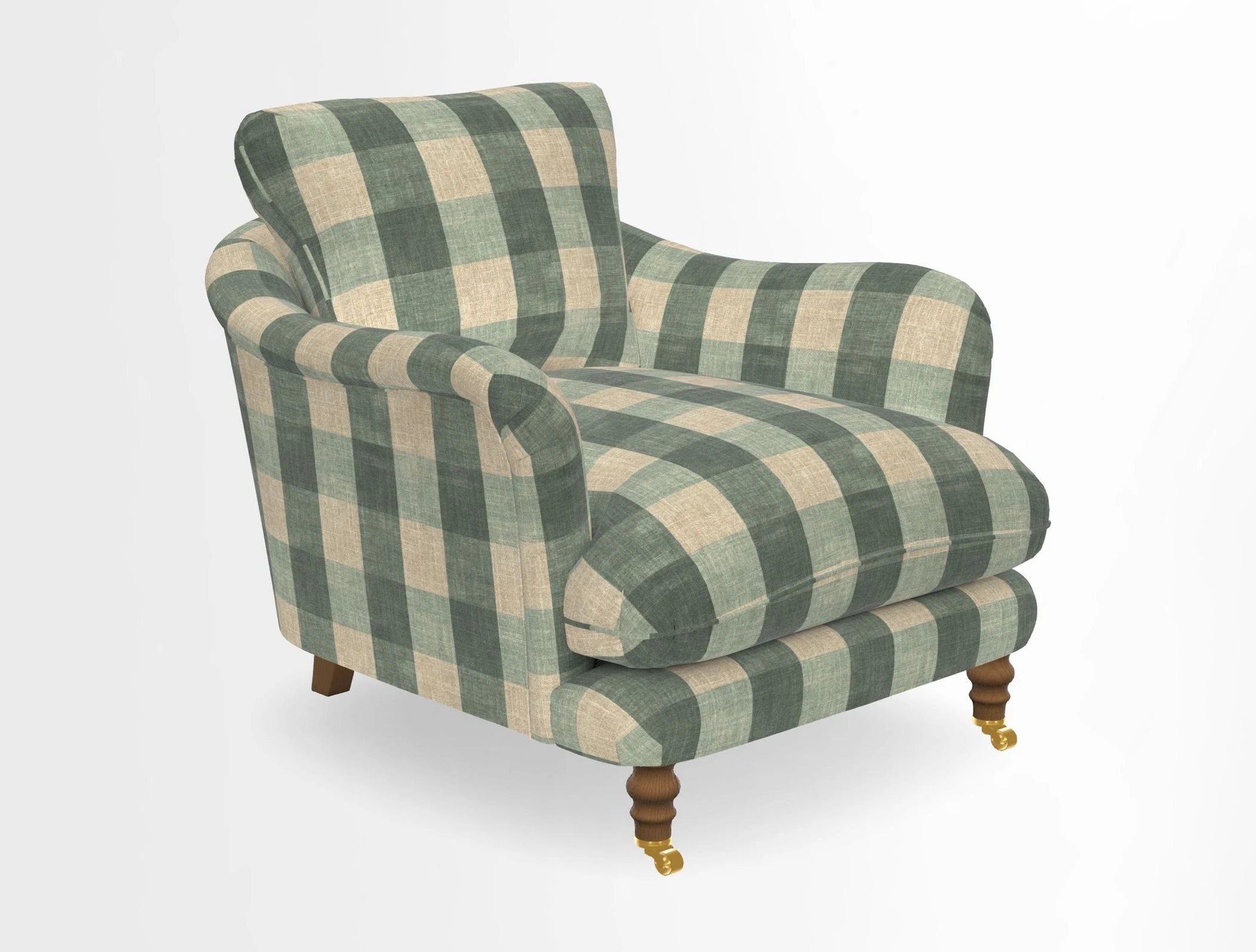 V&A Collection Pugin Chair in Two Tone Plain Biscuit