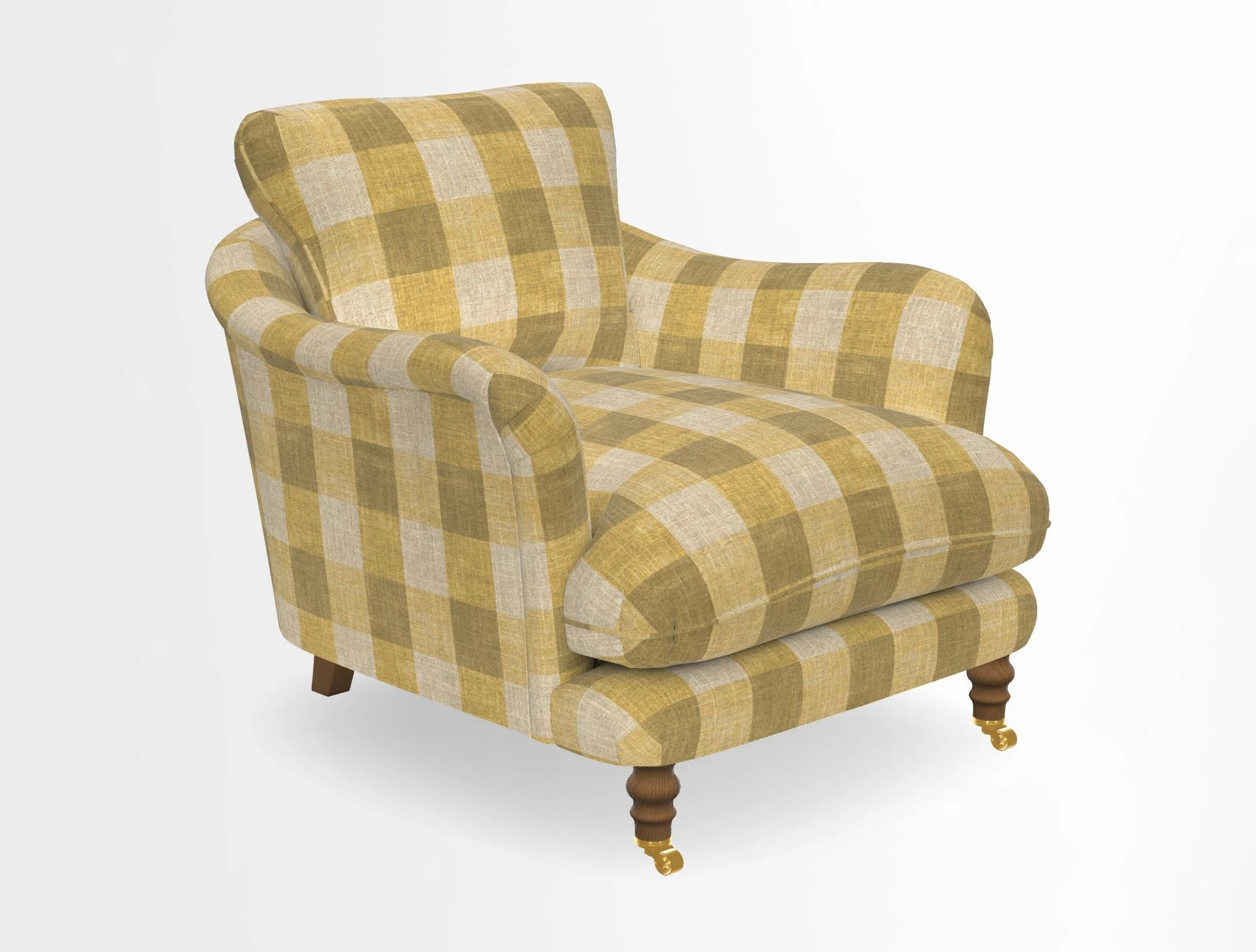 V&A Collection Pugin Chair in Two Tone Plain Biscuit