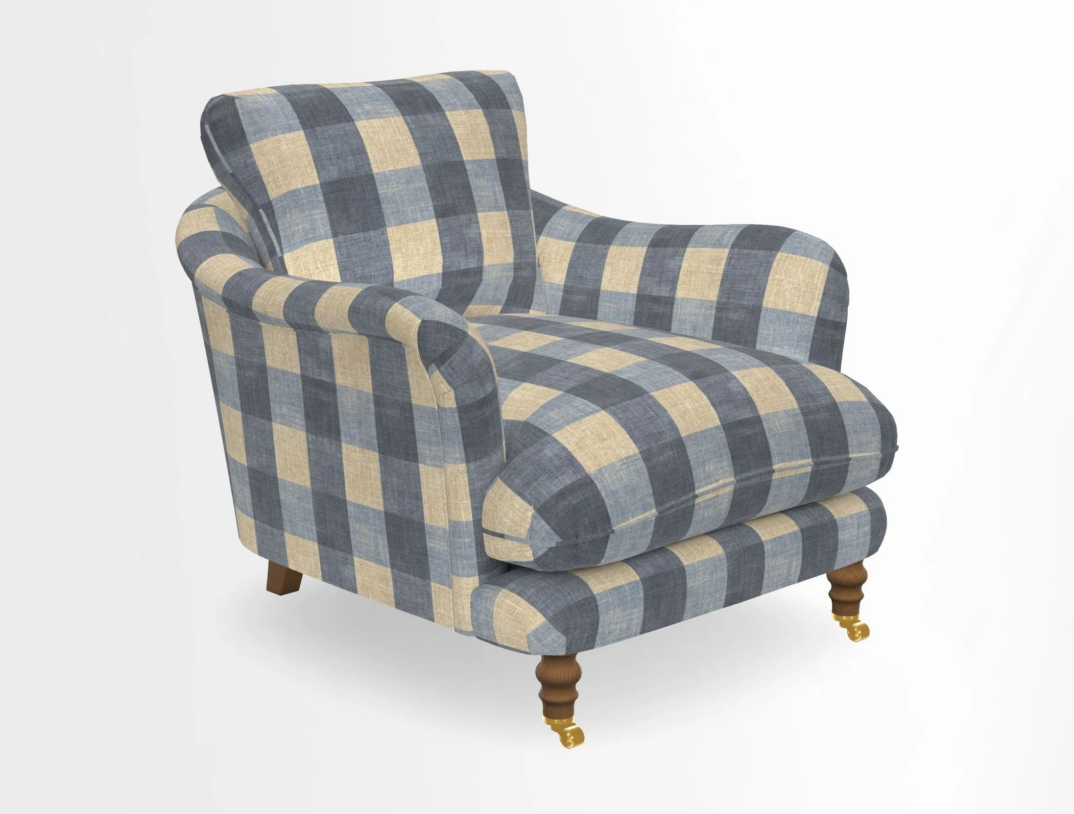 V&A Collection Pugin Chair in Two Tone Plain Biscuit