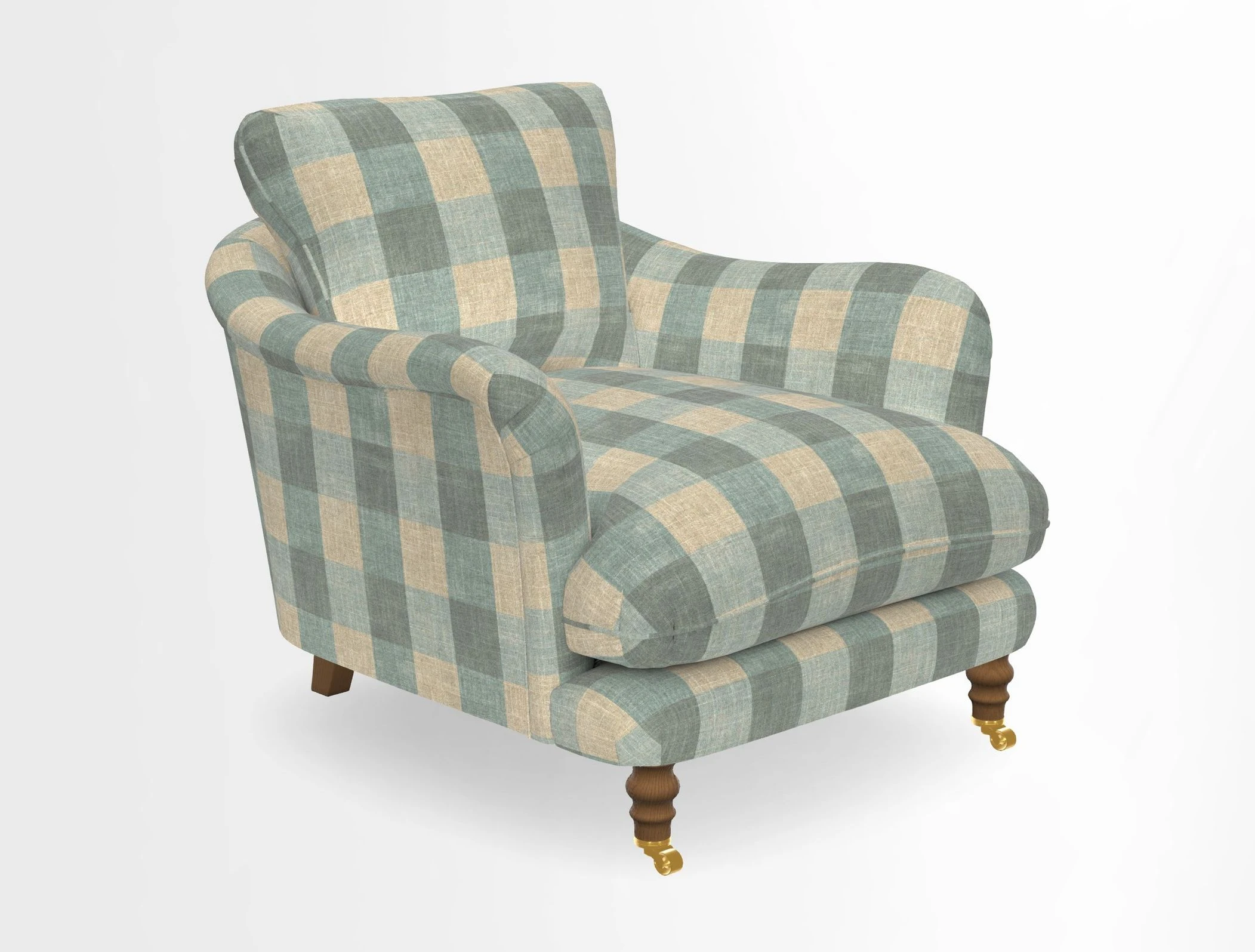 V&A Collection Pugin Chair in Two Tone Plain Biscuit