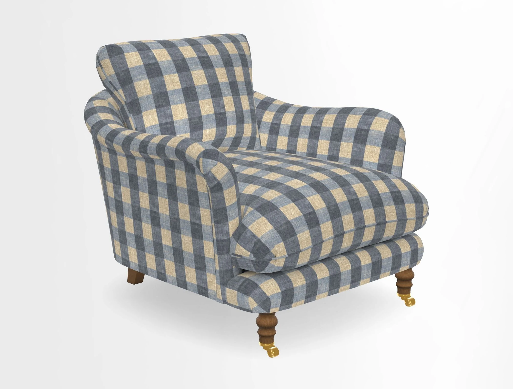 V&A Collection Pugin Chair in Two Tone Plain Biscuit