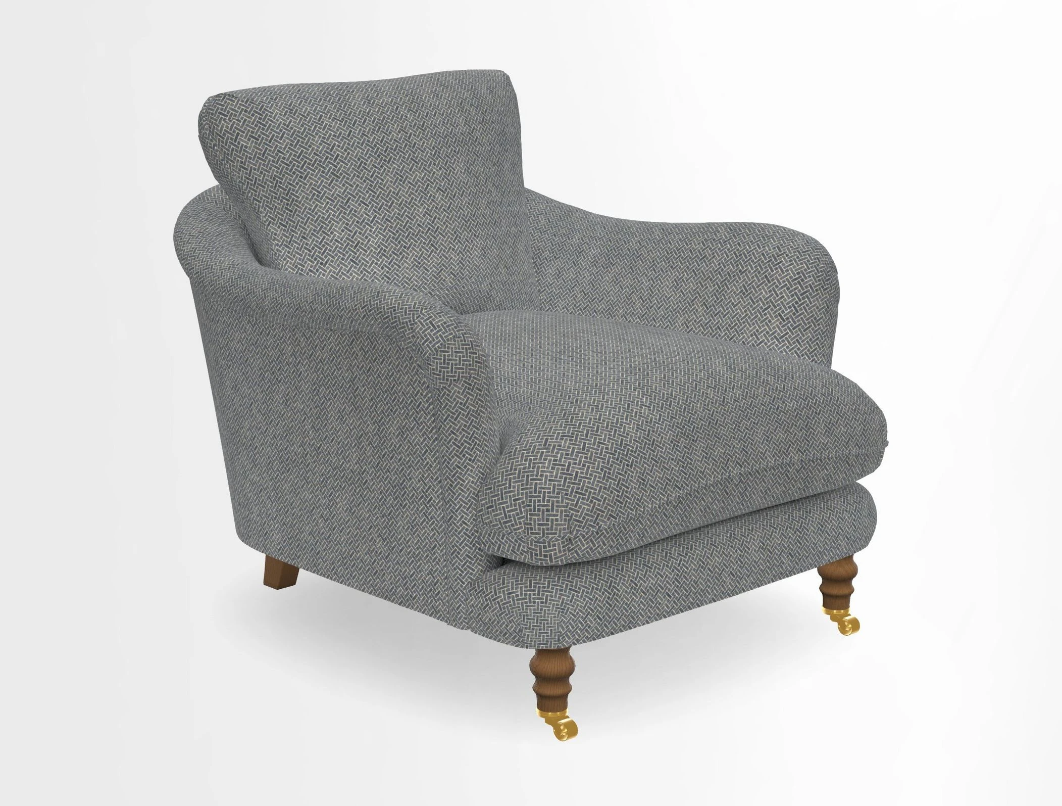 V&A Collection Pugin Chair in Two Tone Plain Biscuit