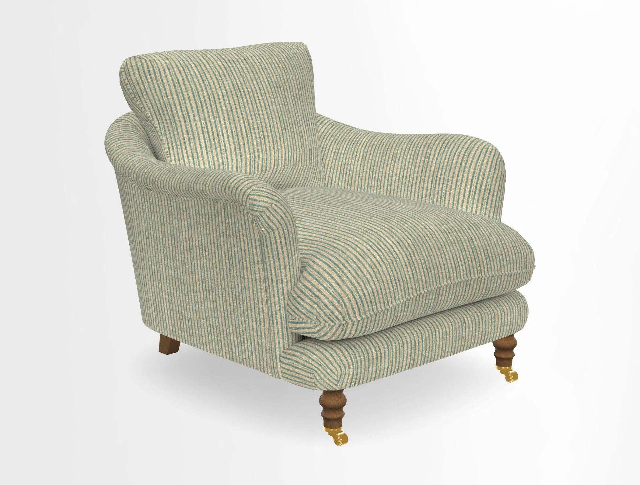 V&A Collection Pugin Chair in Two Tone Plain Biscuit