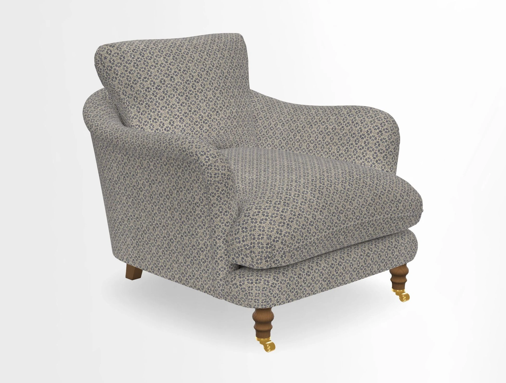V&A Collection Pugin Chair in Two Tone Plain Biscuit