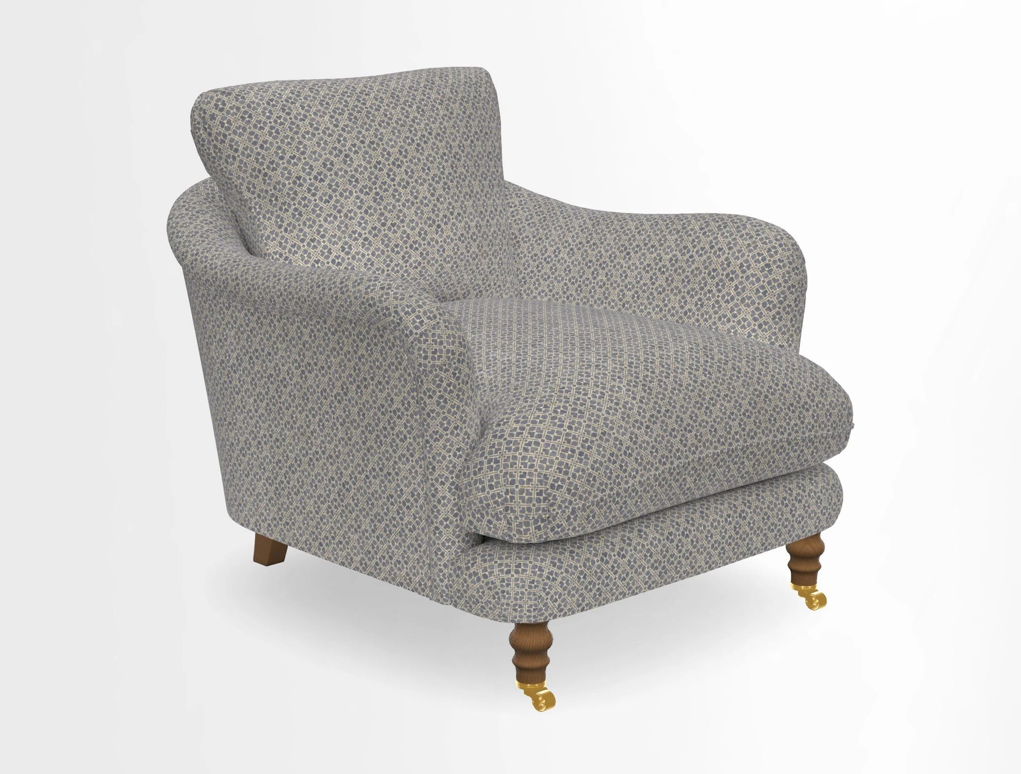 V&A Collection Pugin Chair in Two Tone Plain Biscuit
