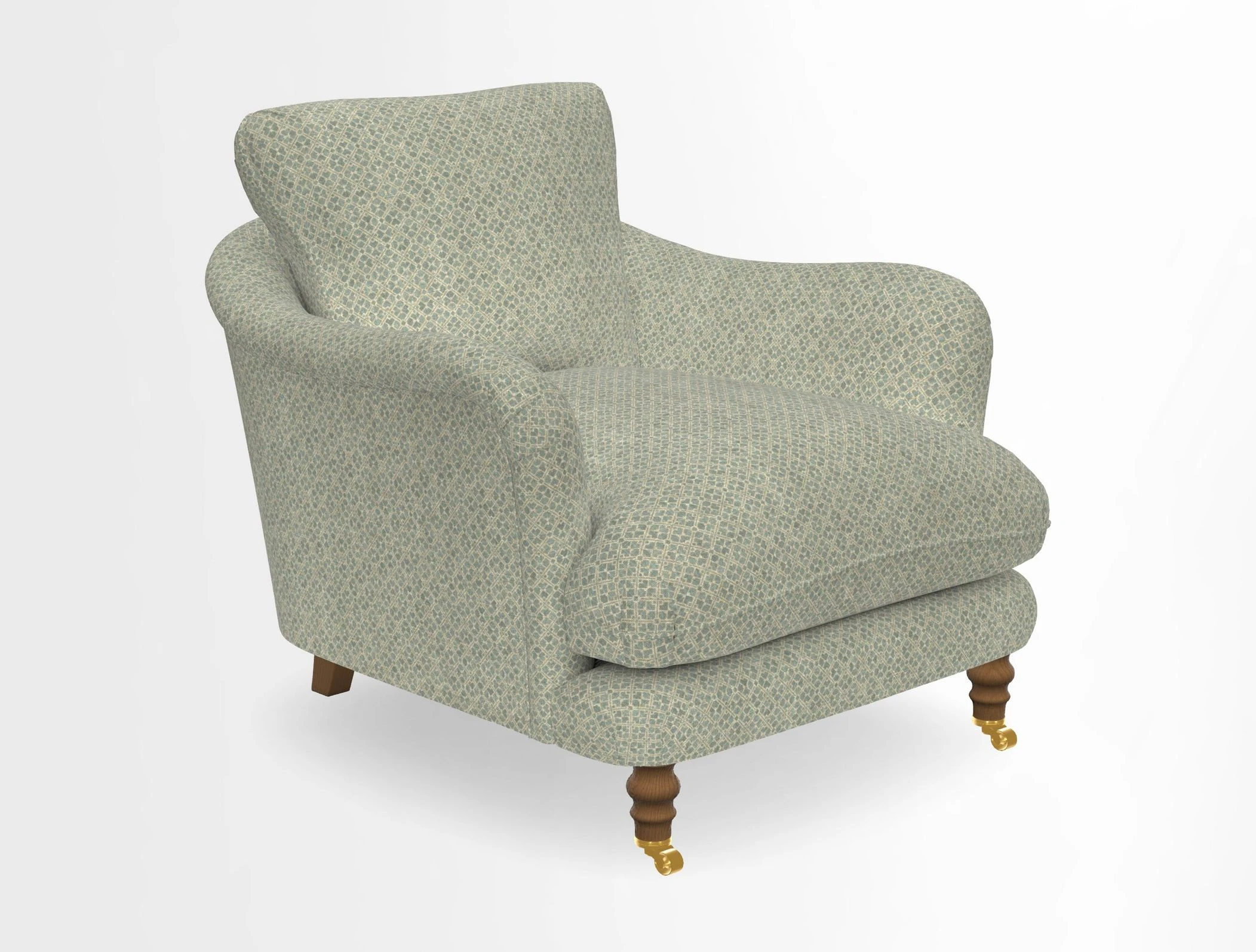 V&A Collection Pugin Chair in Two Tone Plain Biscuit