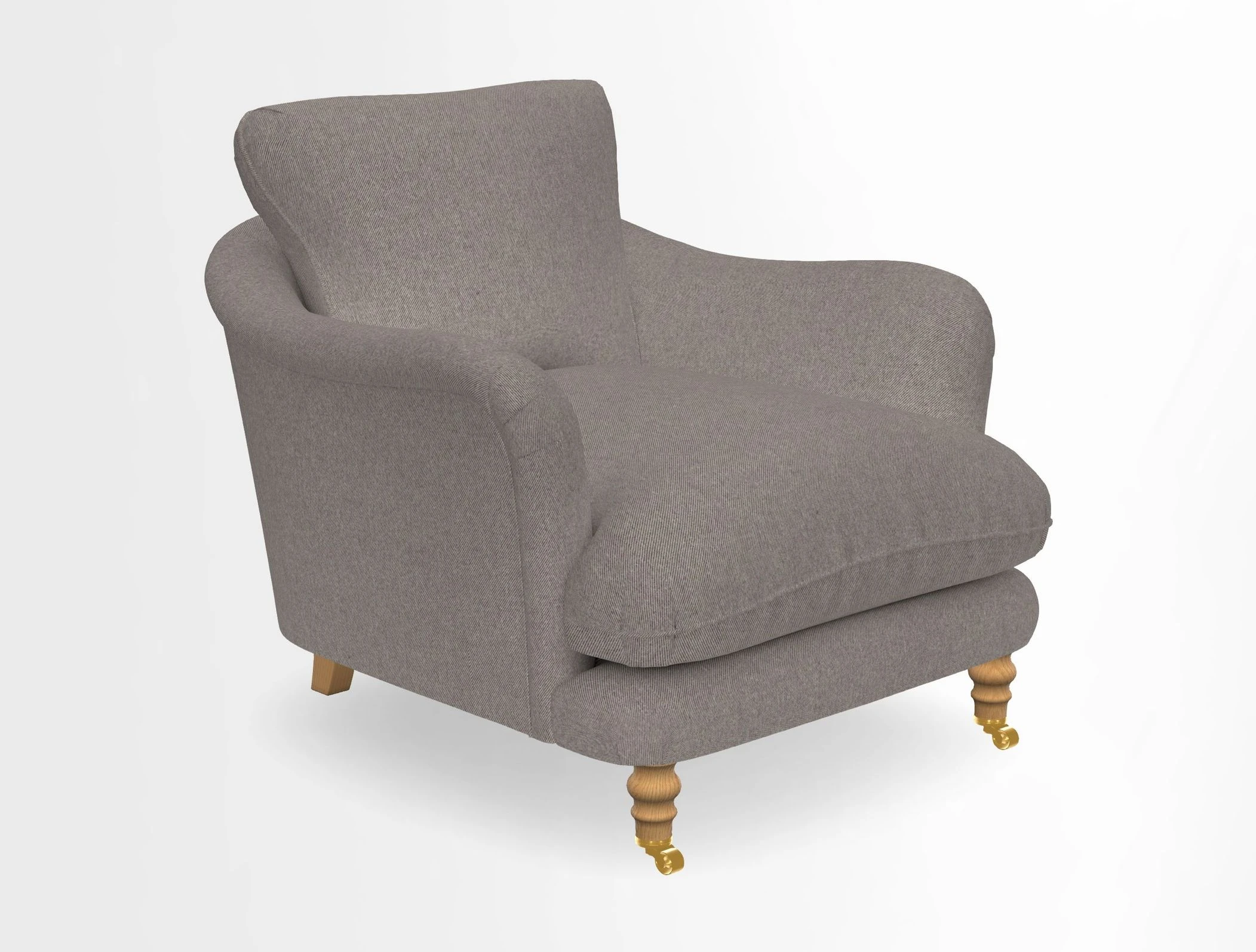 V&A Collection Pugin Chair in Two Tone Plain Biscuit