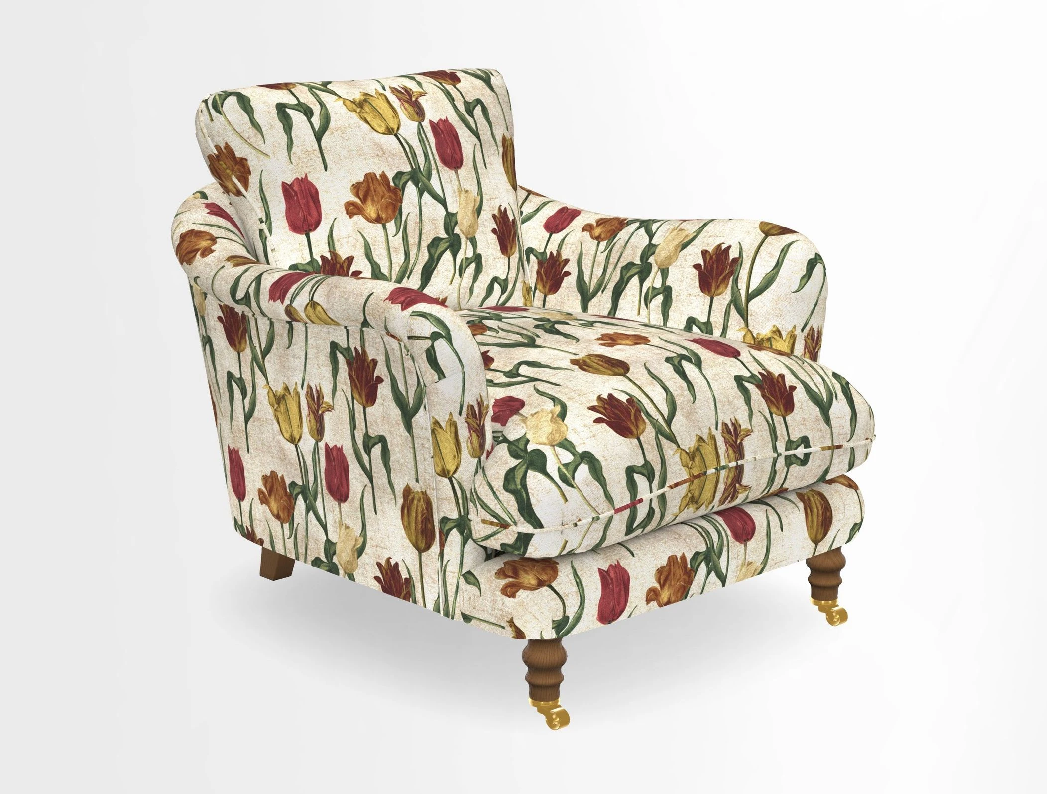 V&A Collection Pugin Chair in Two Tone Plain Biscuit