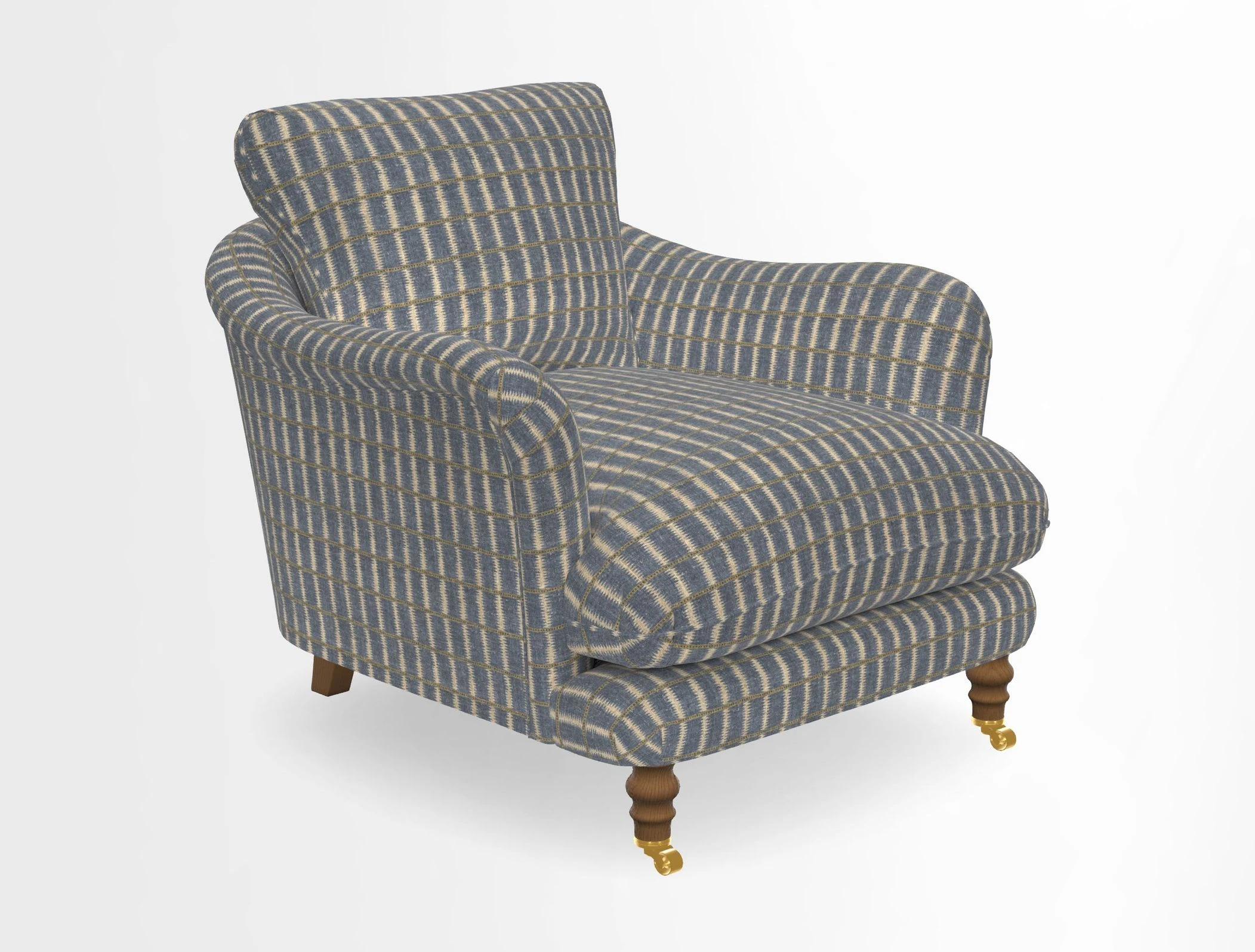 V&A Collection Pugin Chair in Two Tone Plain Biscuit
